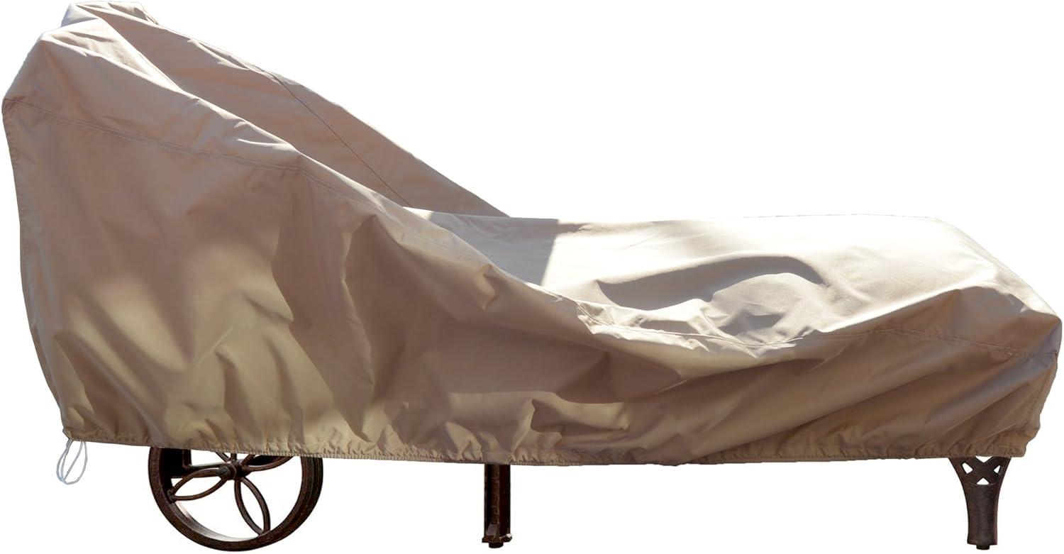 Sandstone All-Weather Protective Chaise Lounge Cover