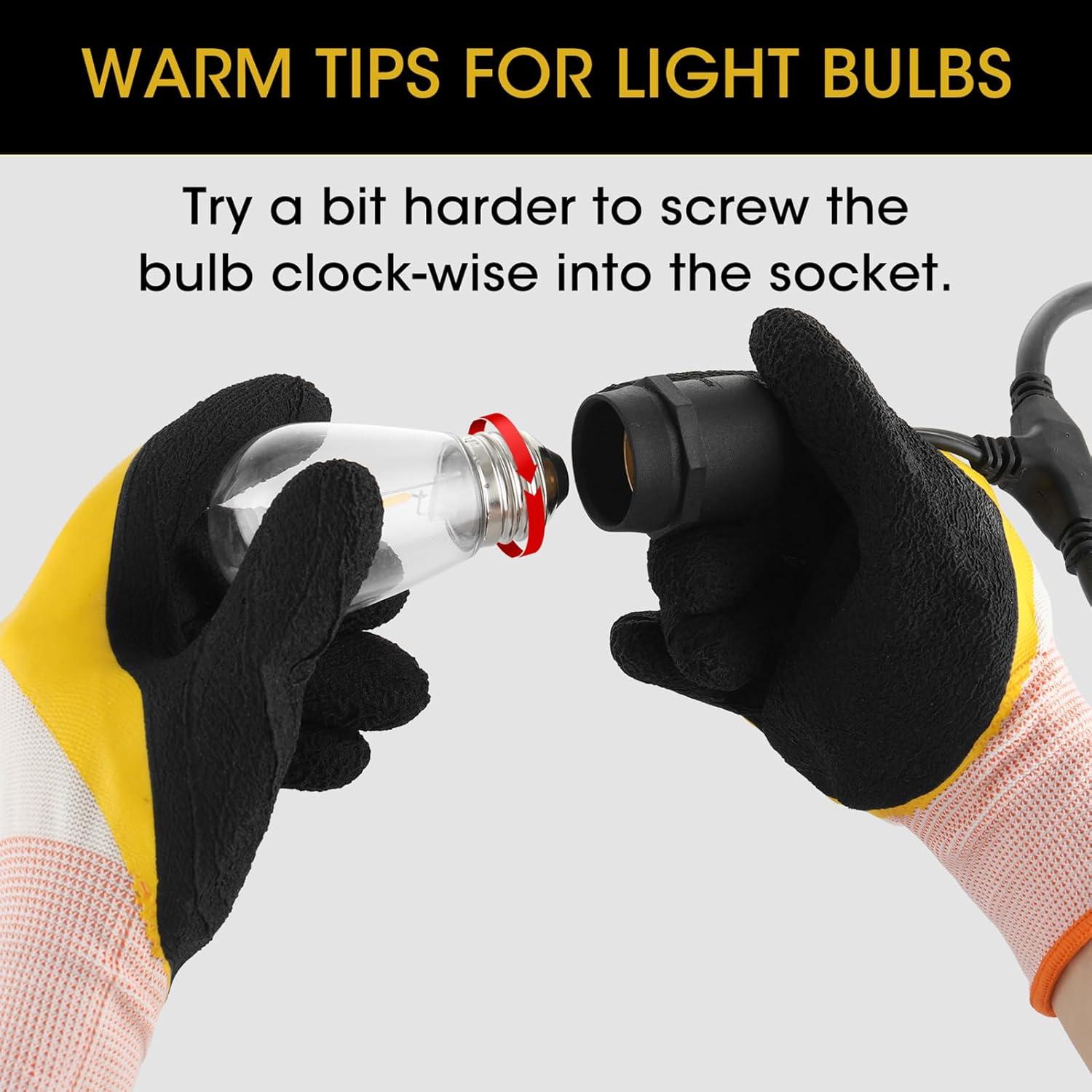 Svater Replacement Bulbs for Outdoor String Lights, 15 Pack S14 LED Bulbs for Patio, E26 Base 1W Bulb Equal to 11W Incandescent, Dimmable,Shatterproof 2700K Warm White
