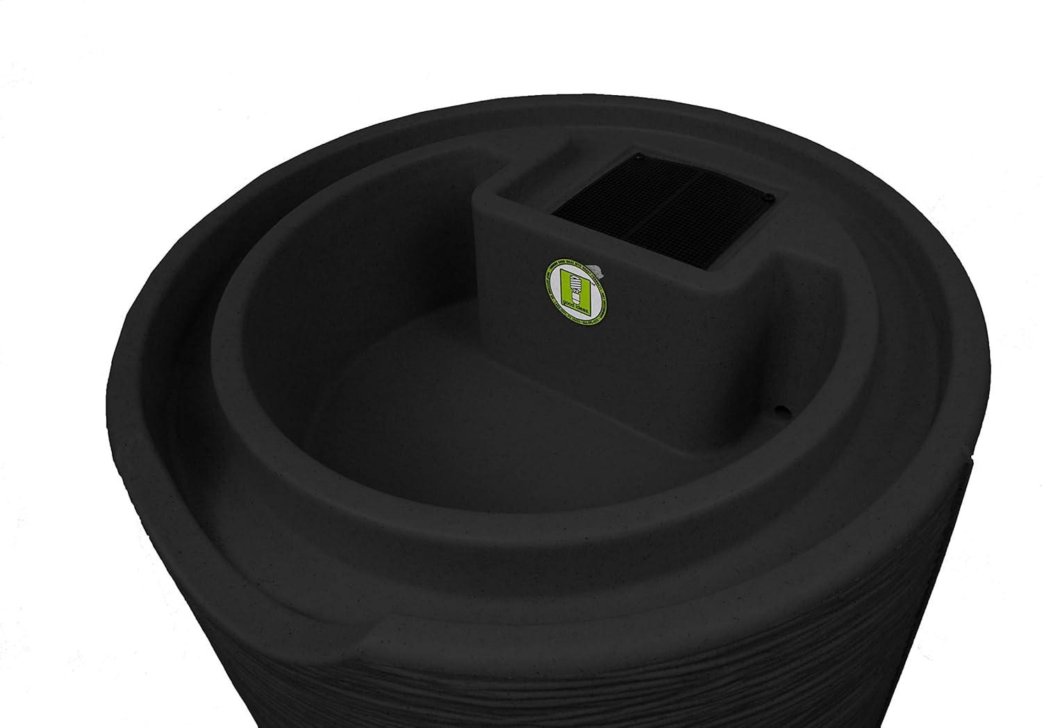 Good Ideas Good Ideas 50 Gallons Plastic Drainable Dual Overflow Planter Rain Barrel