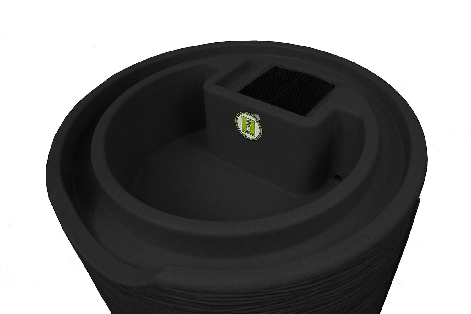 Good Ideas Good Ideas 50 Gallons Plastic Drainable Dual Overflow Planter Rain Barrel