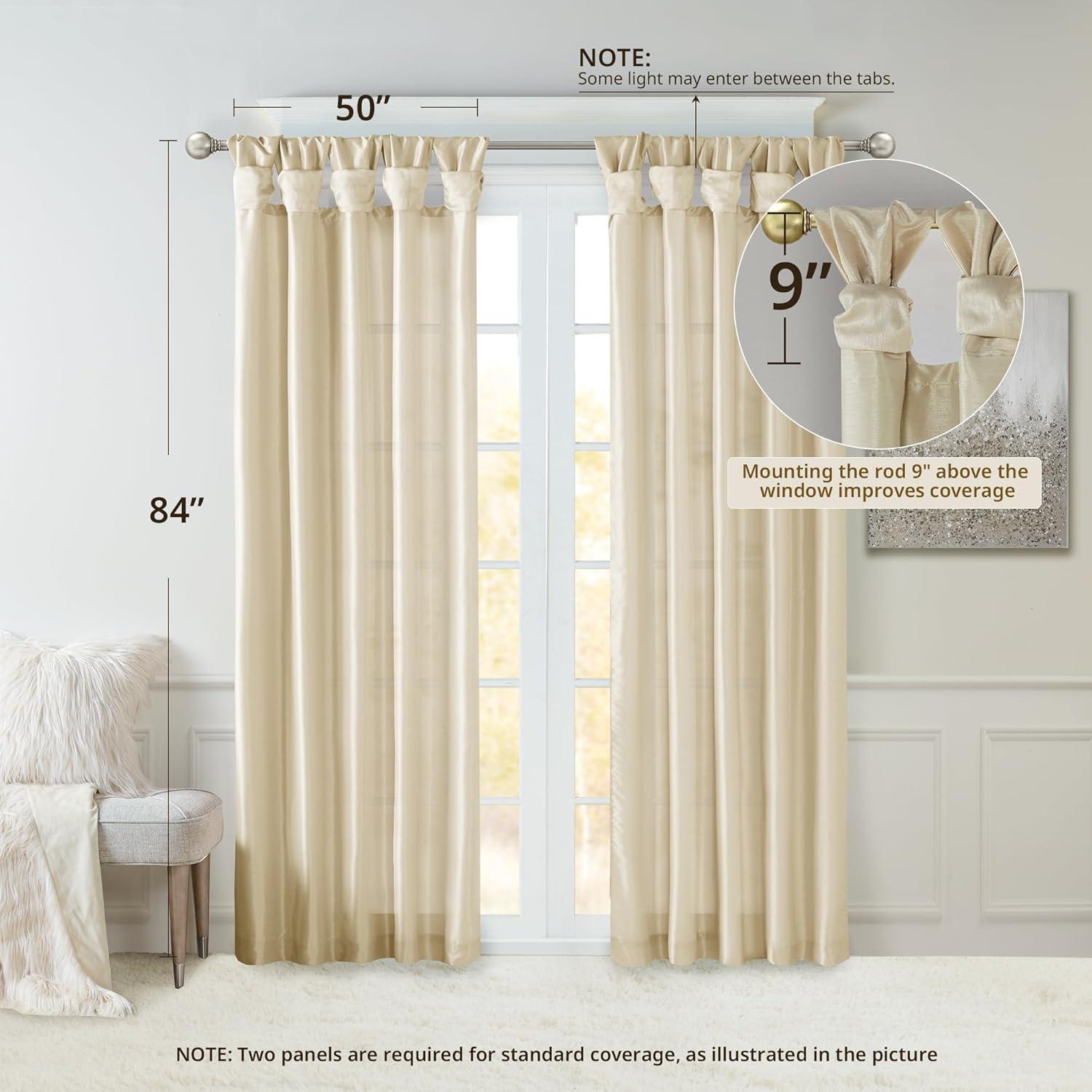 Rivau Light-Filtering Single Curtain Panel