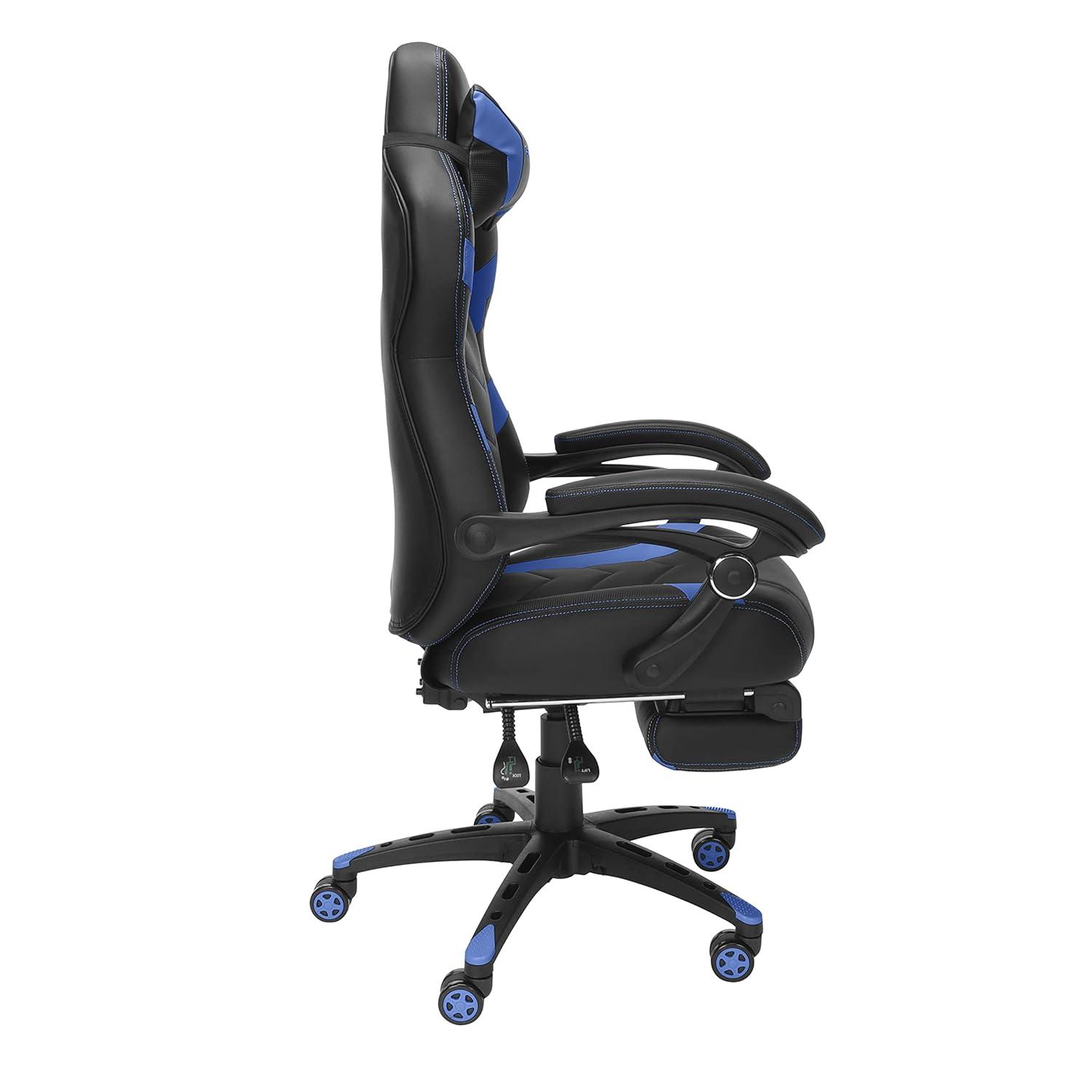 Respawn RESPAWN 110 Pro Gaming Chair - Gaming Chair with Footrest, Reclining Gaming Chair, Video Gaming Computer Desk Chair, Adjustable Desk Chair, Gaming Chairs For Adults With Headrest Pillow