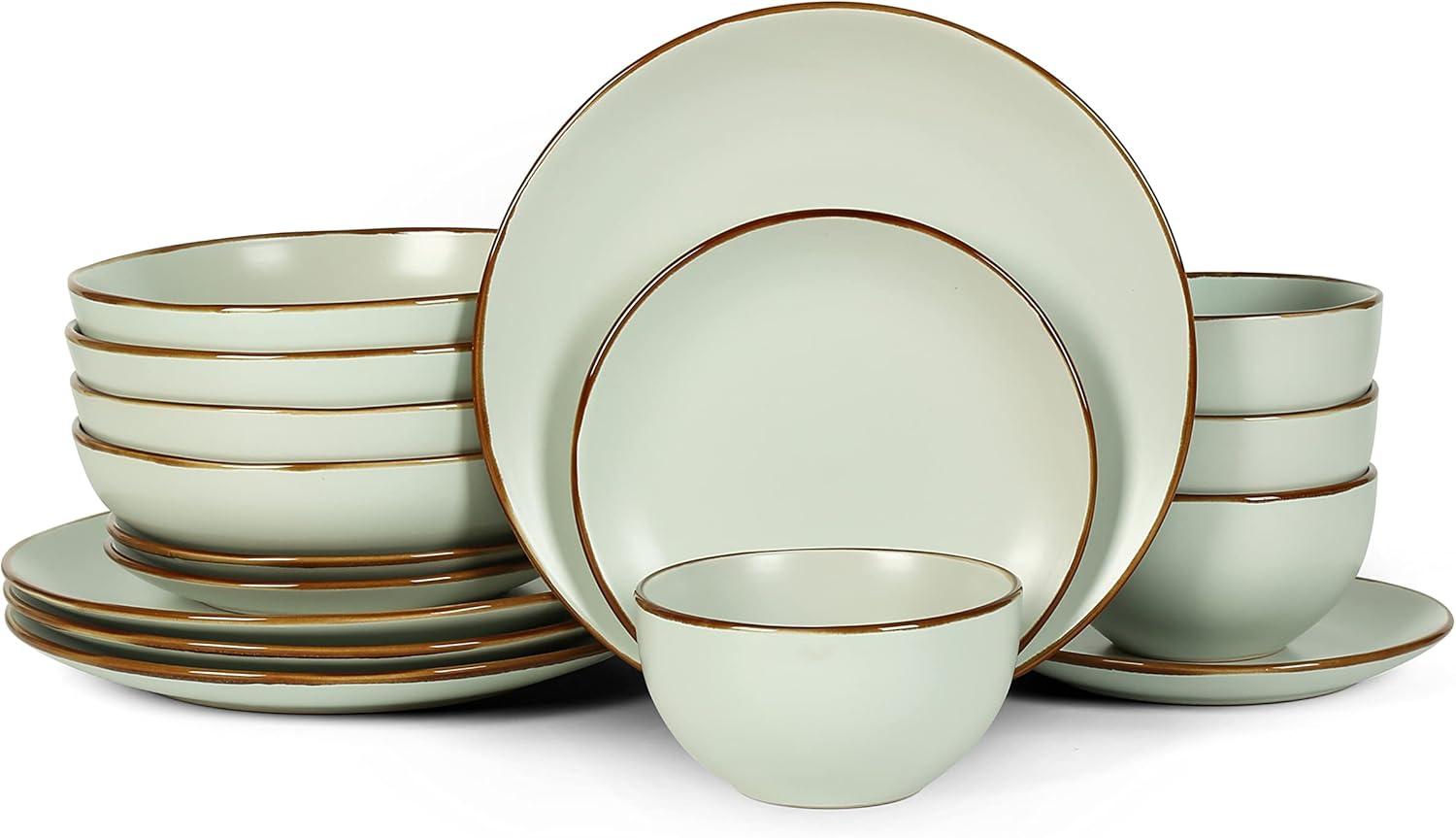 Brasa 16-Piece Dinnerware Set Stoneware