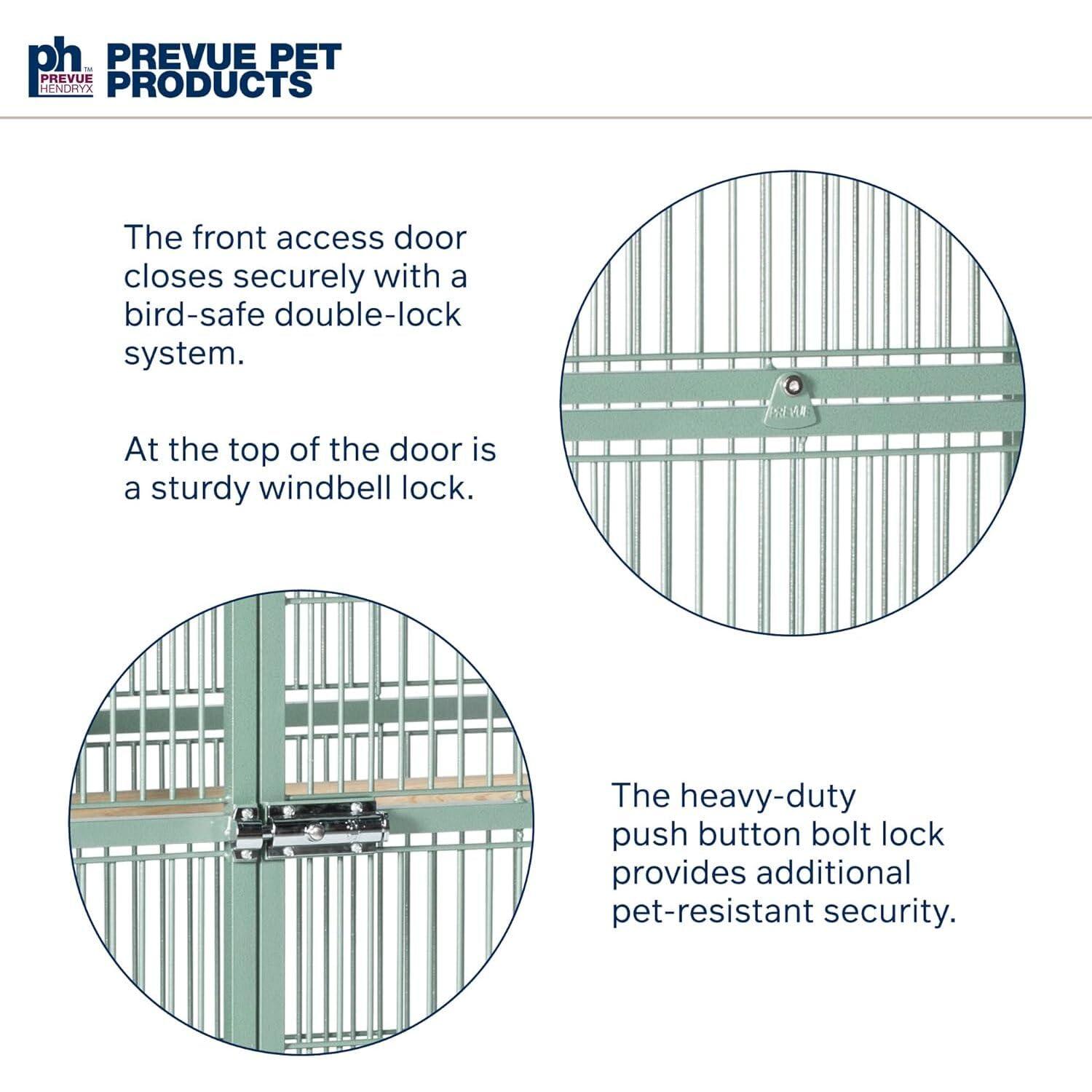 Prevue Pet Products Select Wrought Iron Sage Green Bird Cage