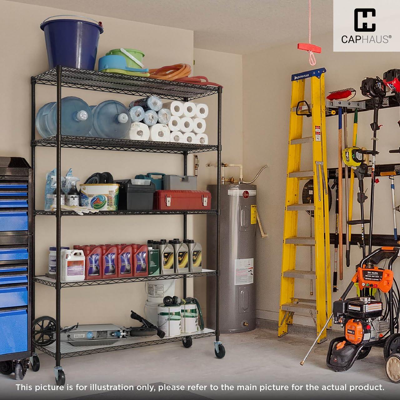 CAPHAUS Shelving Unit with Wheels