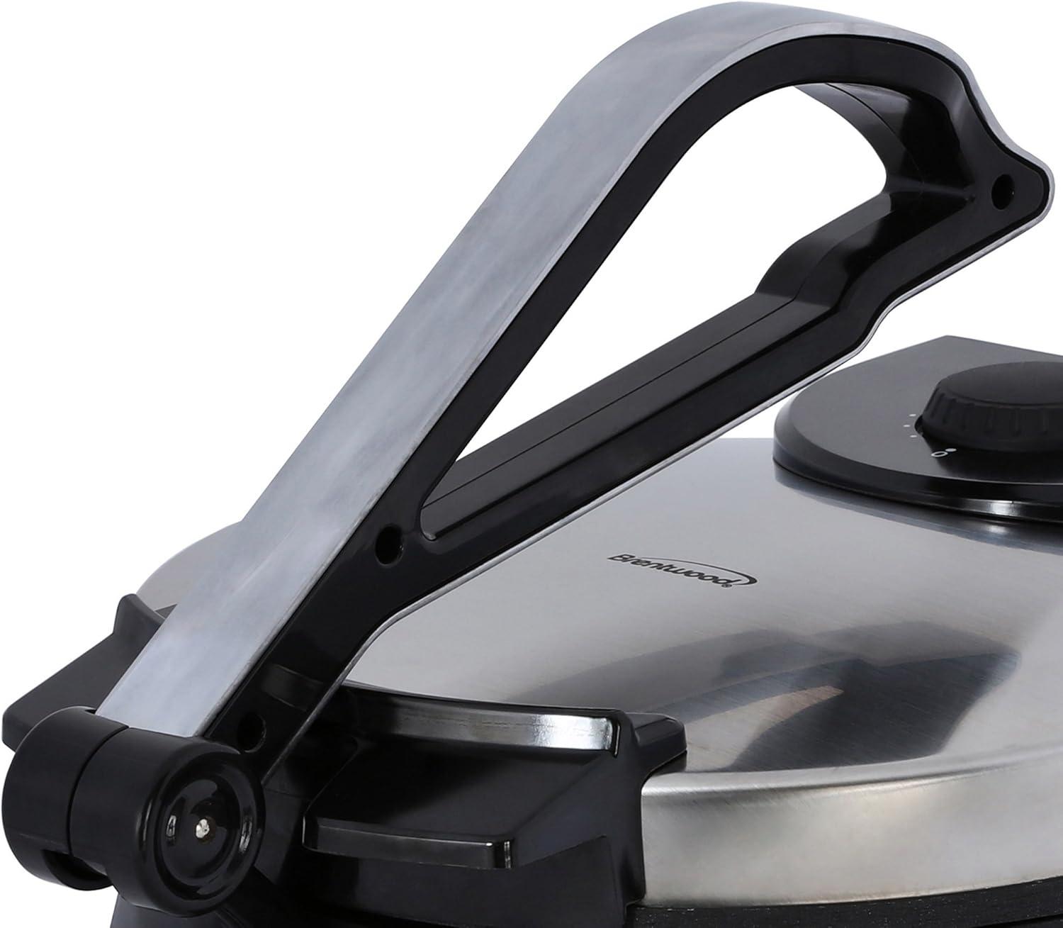 Brentwood  TS-128 Stainless Steel Non-Stick Electric Tortilla Maker, 10-Inch