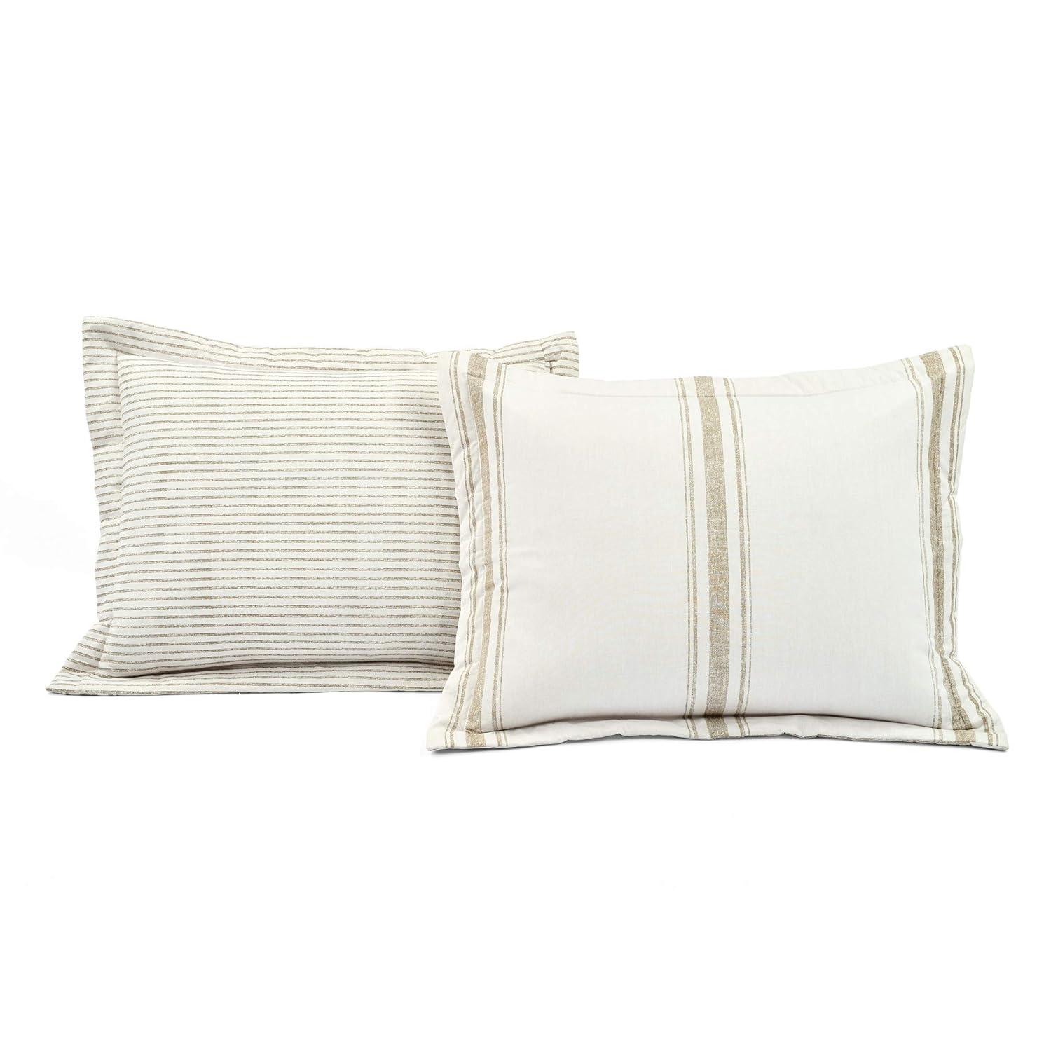 Farmhouse Standard Cotton Reversible Comforter Set