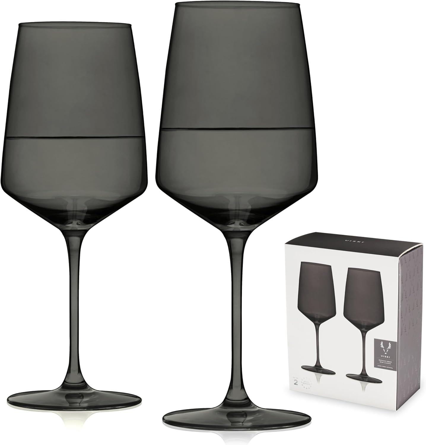 Reserve Nouveau Crystal Wine Glasses (Set of 2)