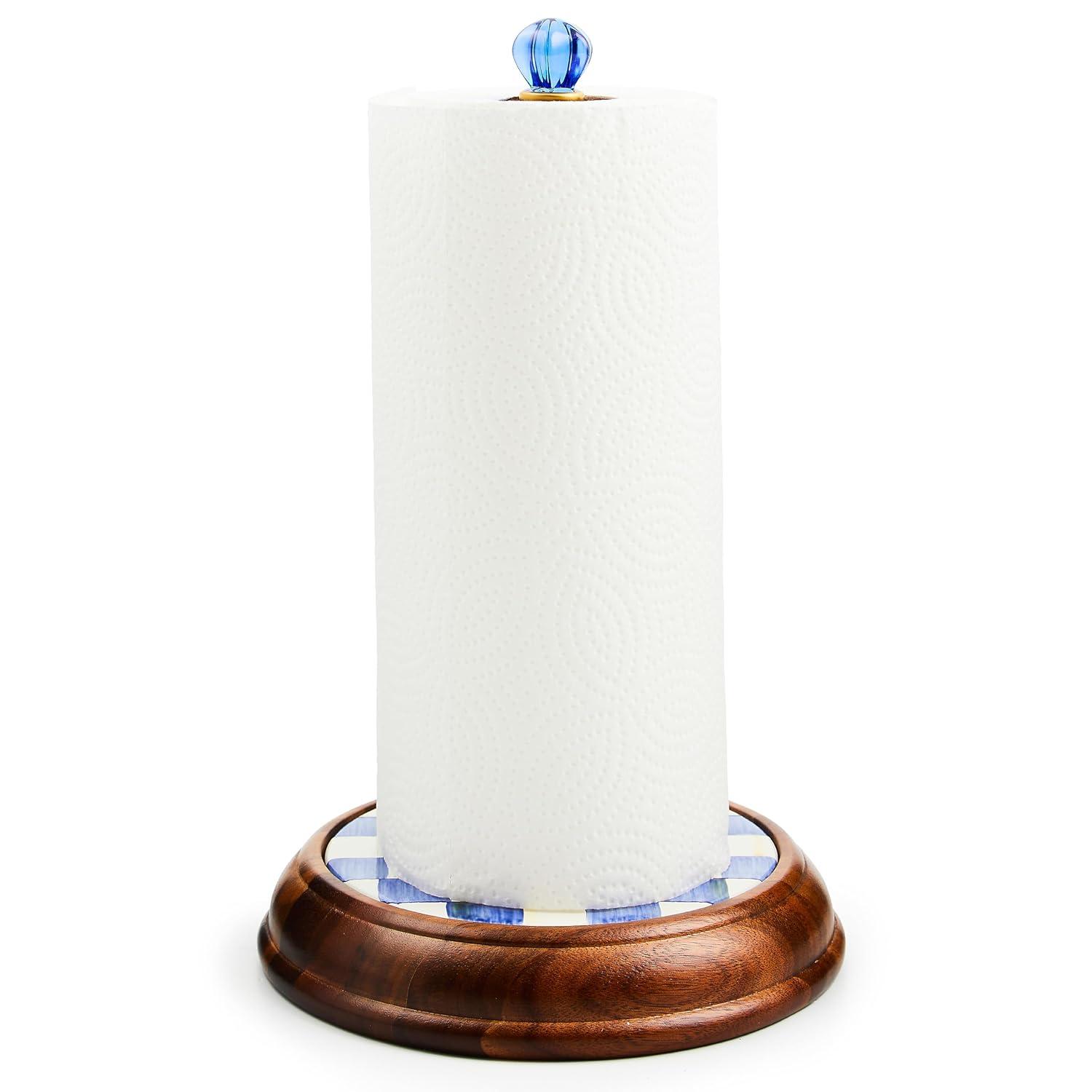 MacKenzie-Childs Wood Paper Towel Holder