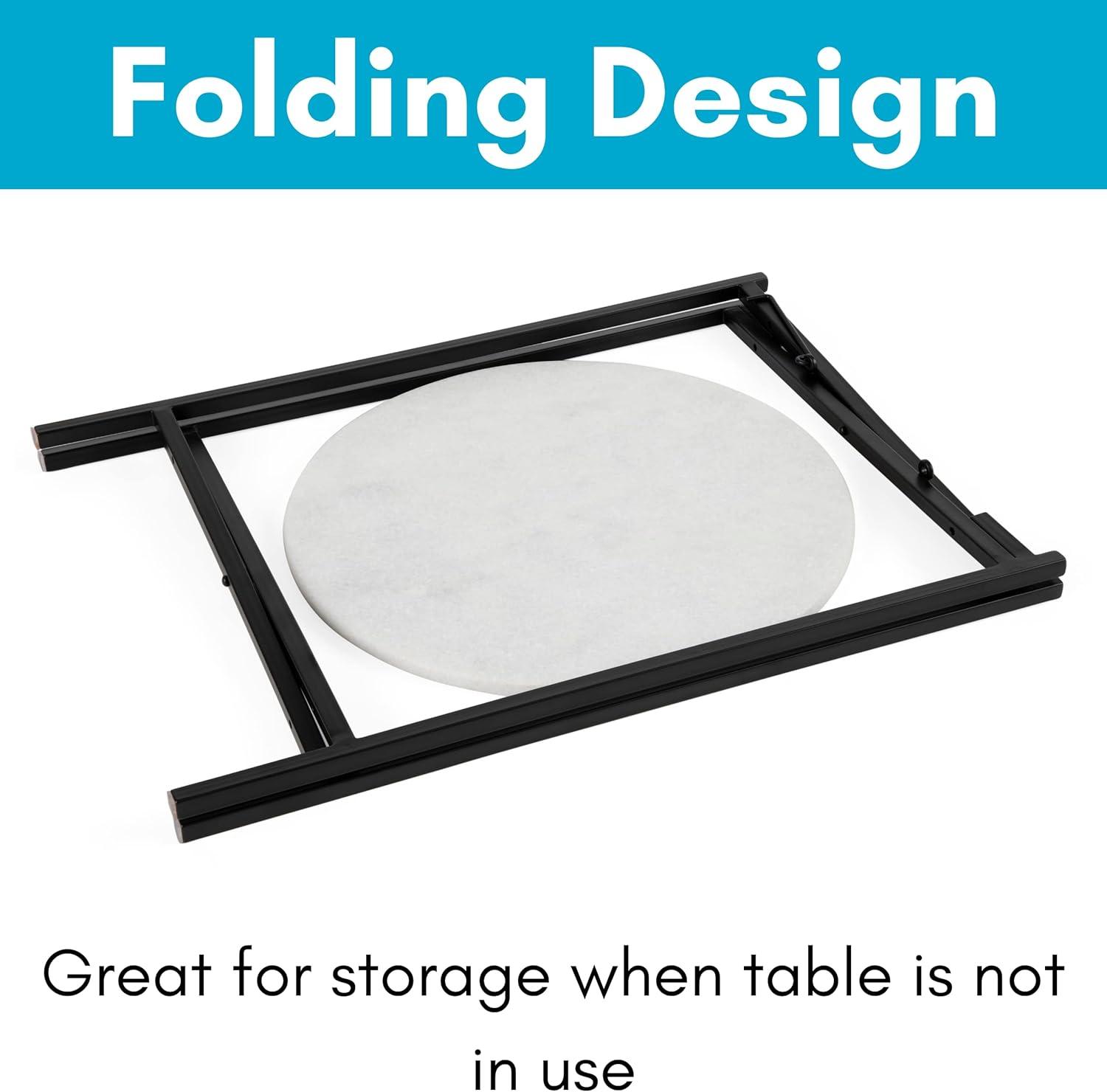 BirdRock Home Marble Tray Top End Table