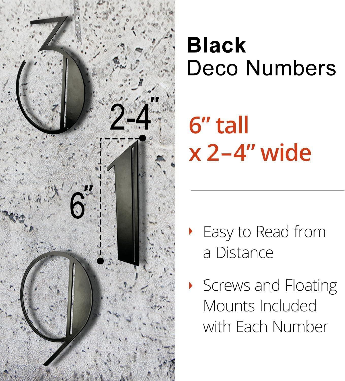 NACH Metal Floating Mount House Number