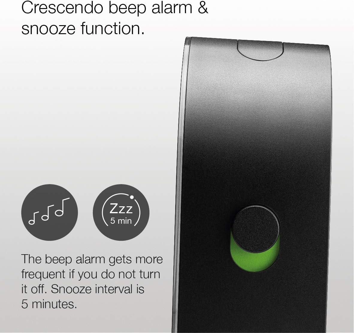 Braun Numerical Quartz Movement / Crystal Tabletop Clock with Alarm