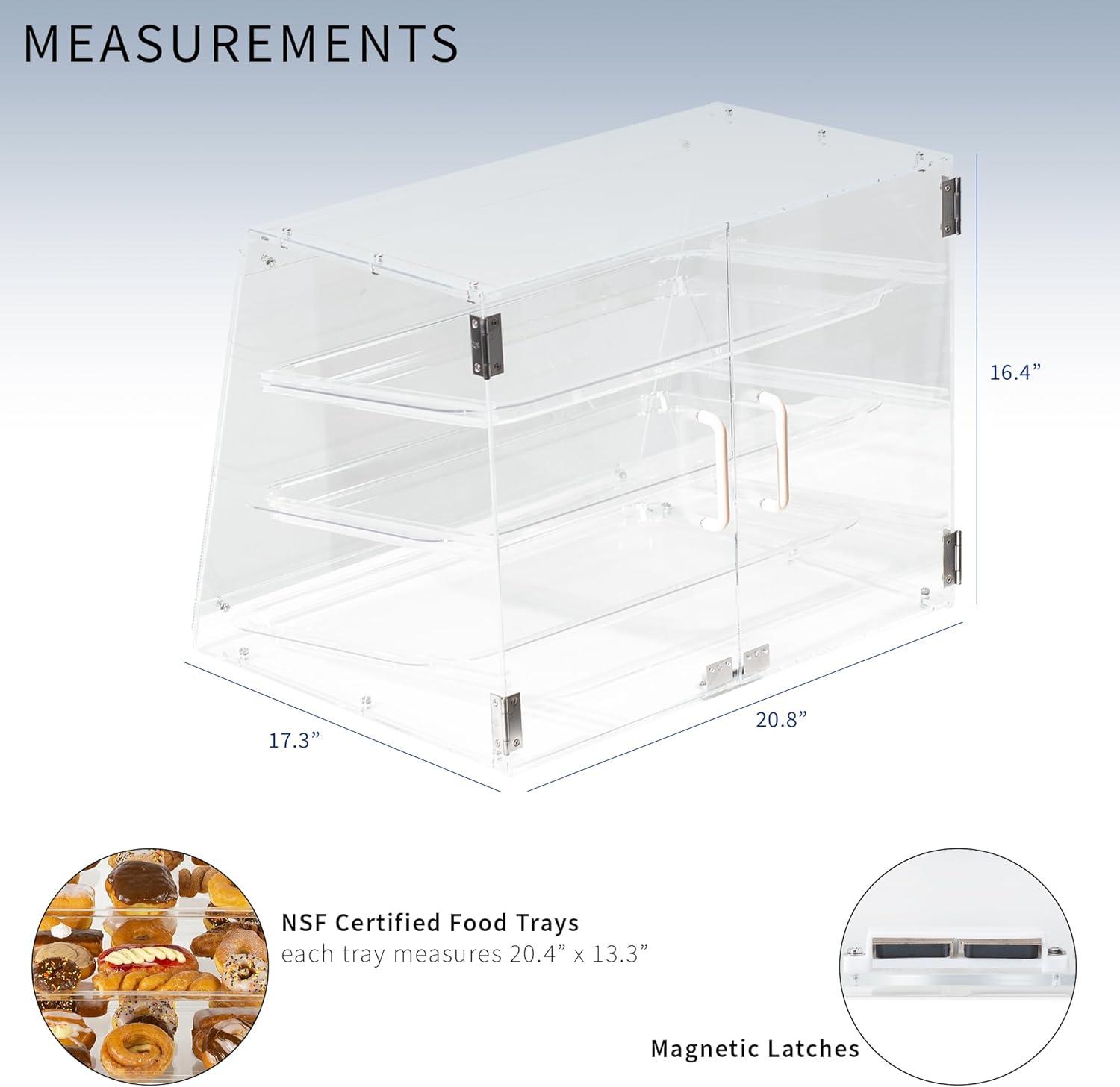 Vivo 3 Tray Acrylic Display Case