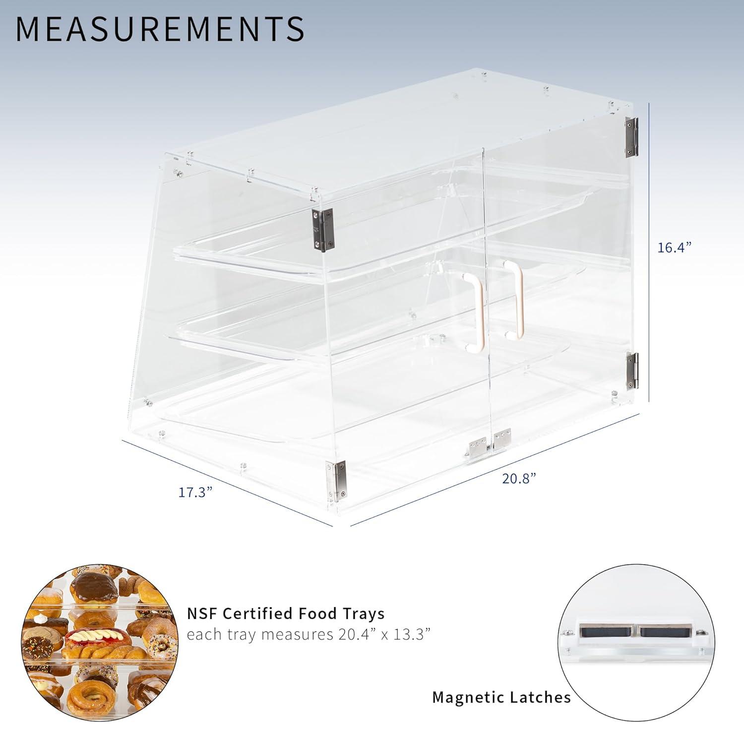 Vivo 3 Tray Acrylic Display Case