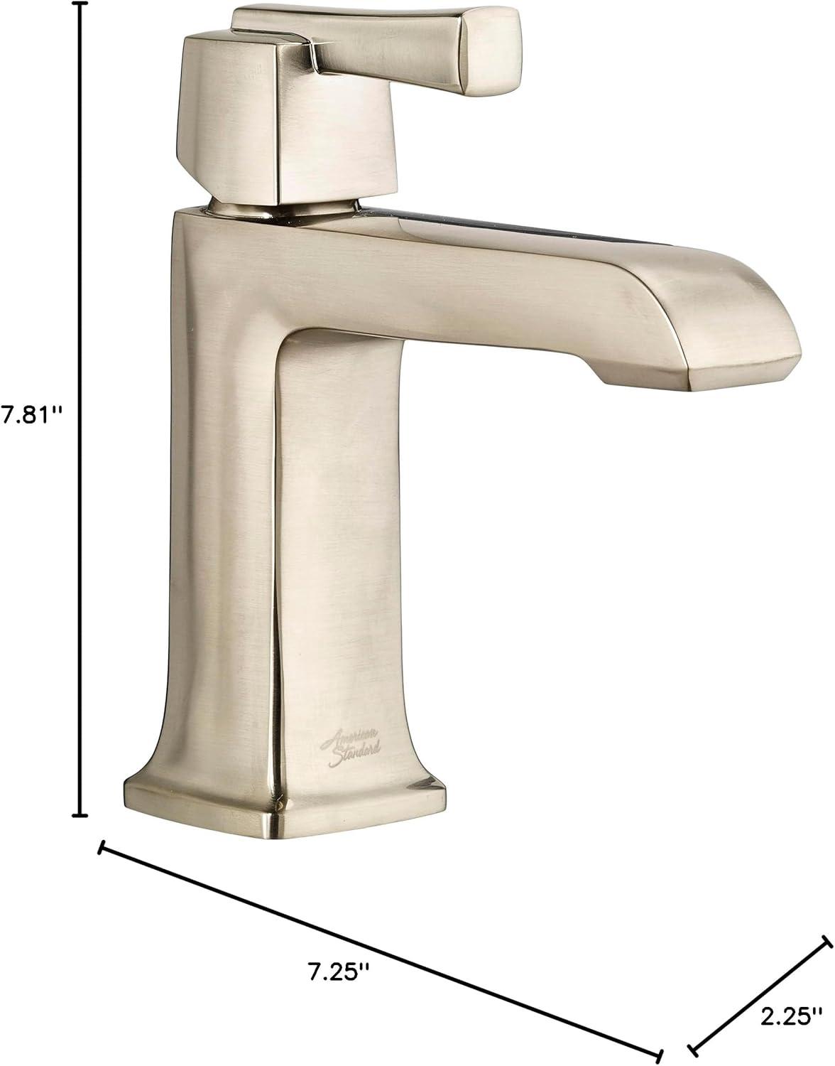 American Standard 7353101.243 Townsend Single Hole Bathroom Faucet with Single Handle, Brass, Matte Black