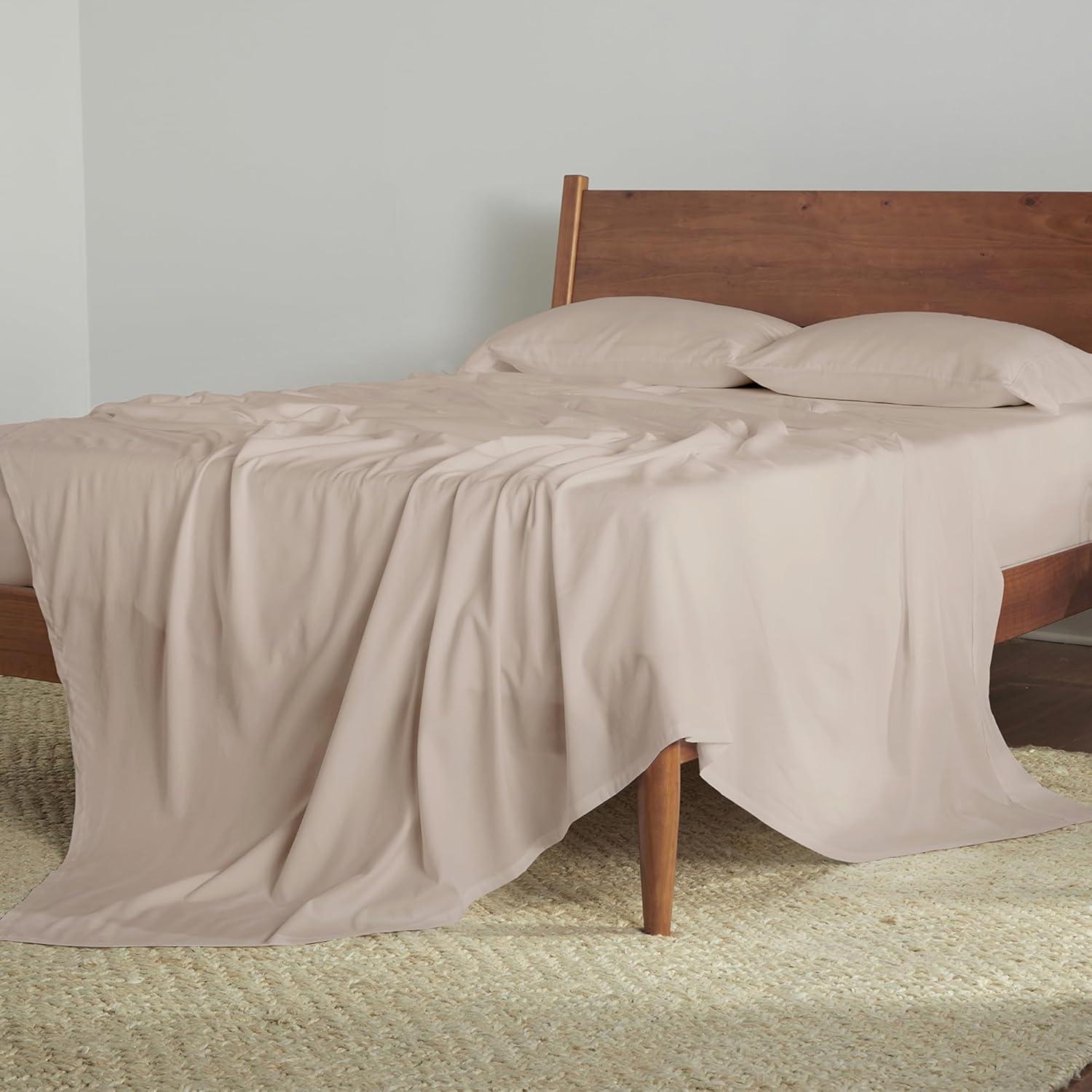 Bedgear Queen Hyper Cotton Sheet Set Medium Beige