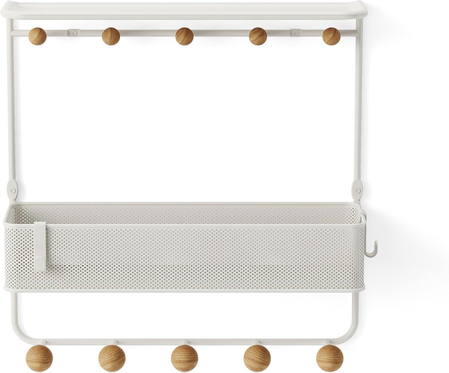 Estique Multi-Hook Wall Shelf