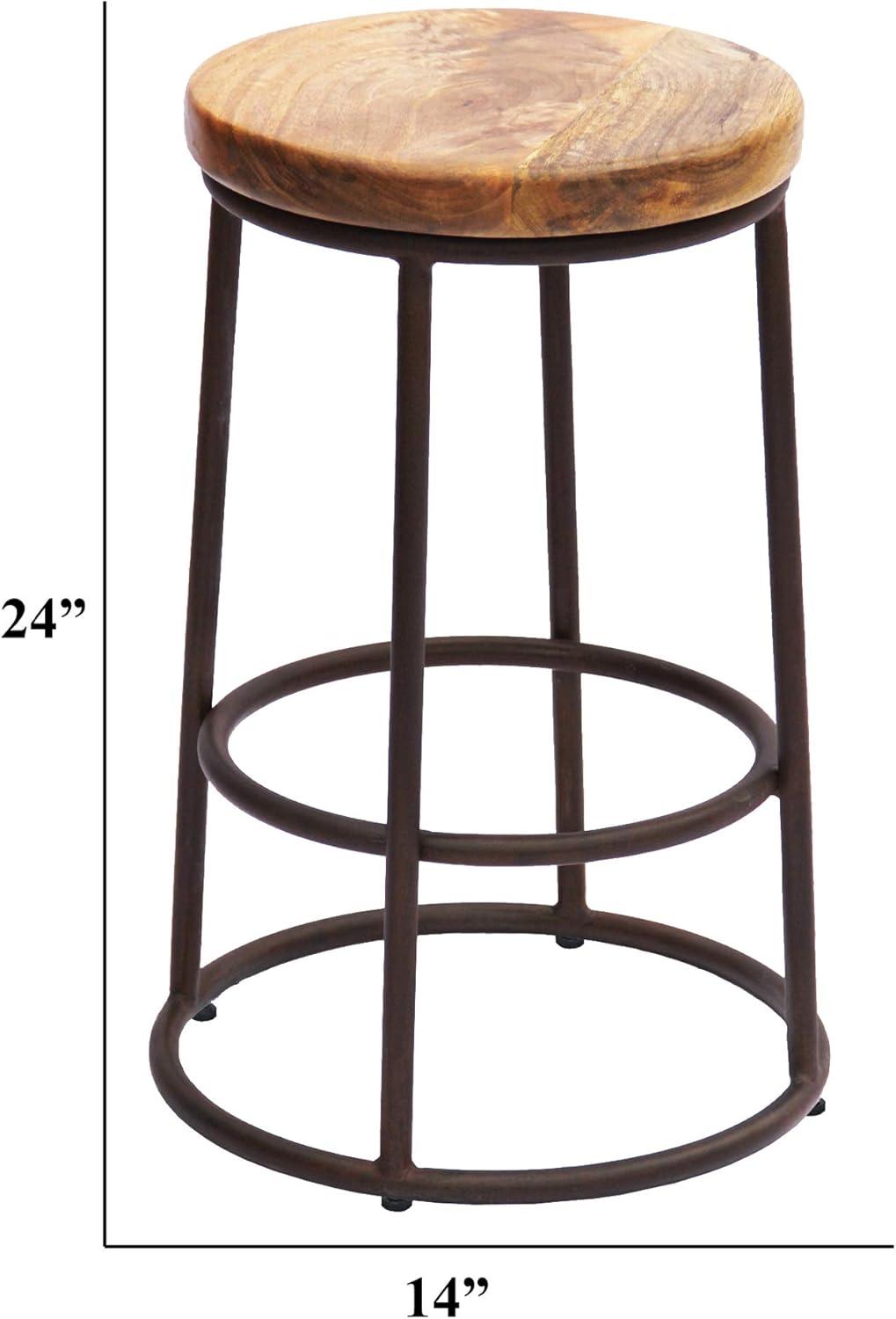 Parkridge Solid Wood 24'' Counter Stool