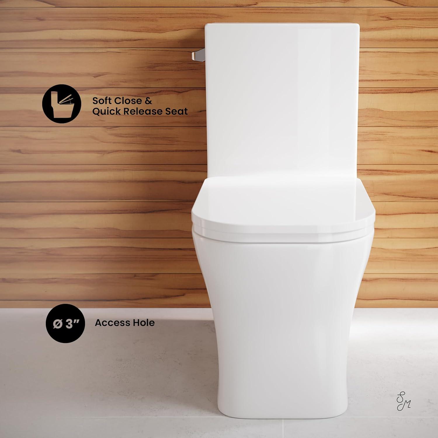 Concorde One-Piece Square Toilet Dual-Flush 1.1/1.6 gpf