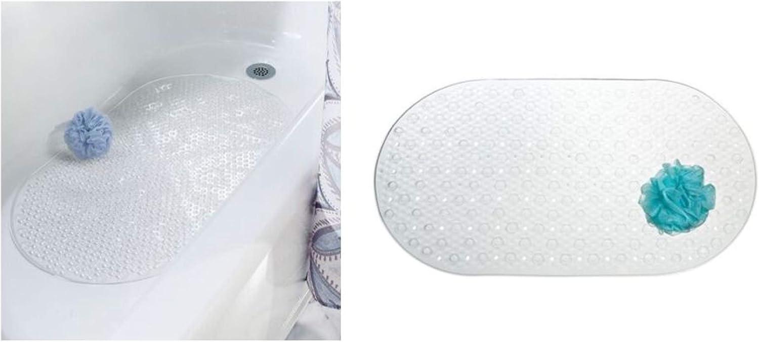 Clear PVC Non-Slip Suction Cup Bath Mat