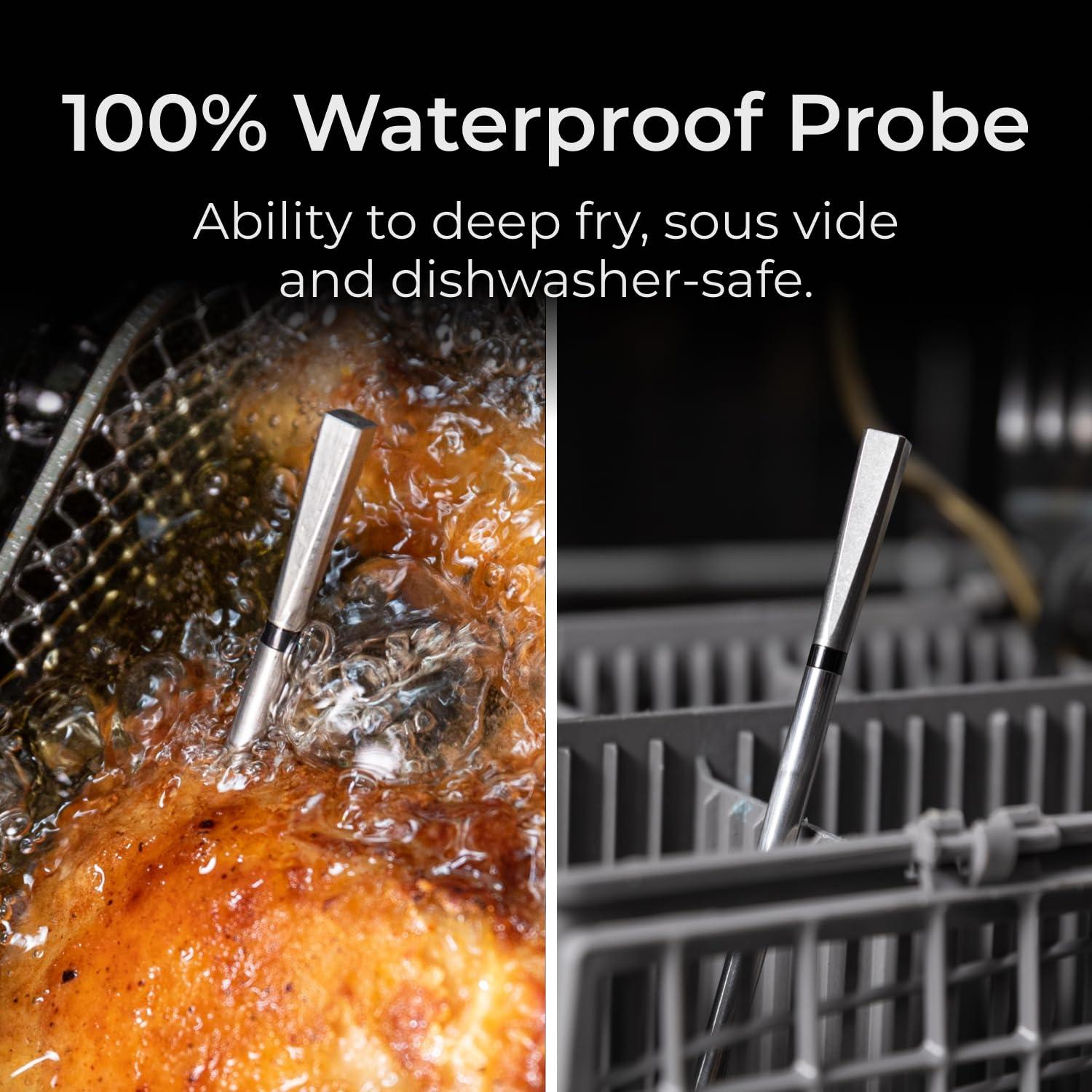 MEATER Pro: Premium Bluetooth Wireless Meat Thermometer | 1000°F Direct Heat Grilling | Long Range | Multi-Sensors | For BBQ, Oven, Grill, Smoker, Air Fryer, Deep Fryer