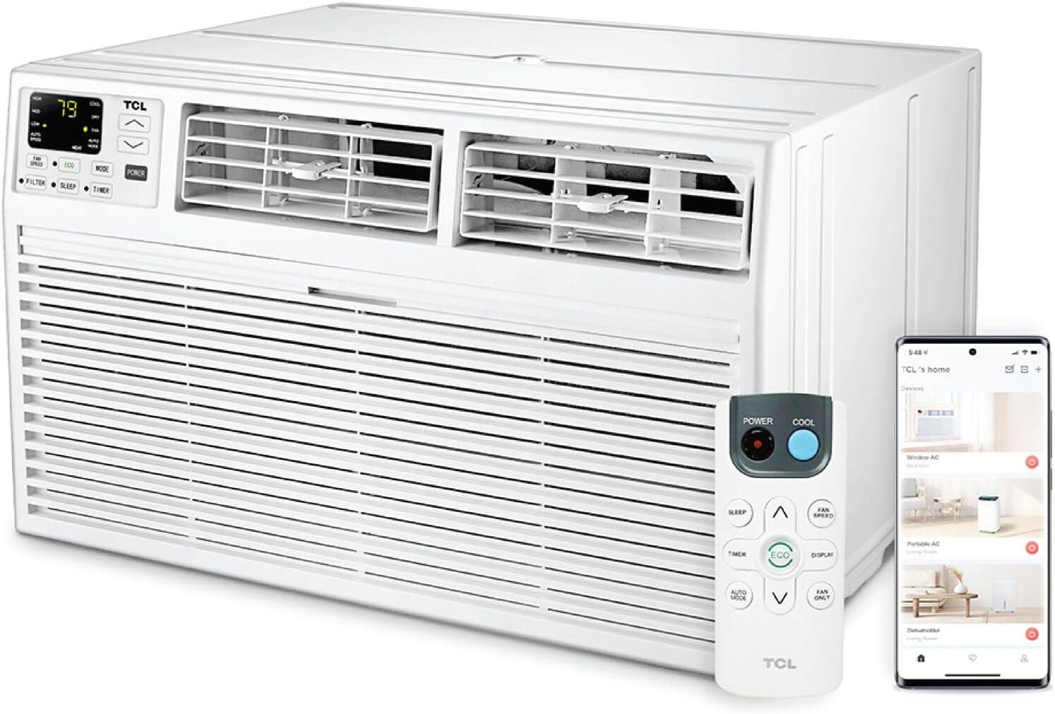 TCL TCL 8,000 BTU Smart Through-the-Wall Air Conditioner with Heat