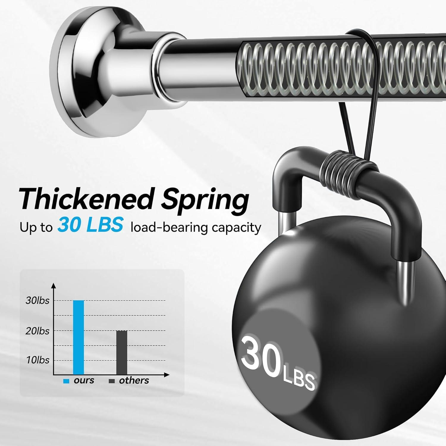 Tromay Heavy Duty Tension Shower Rod