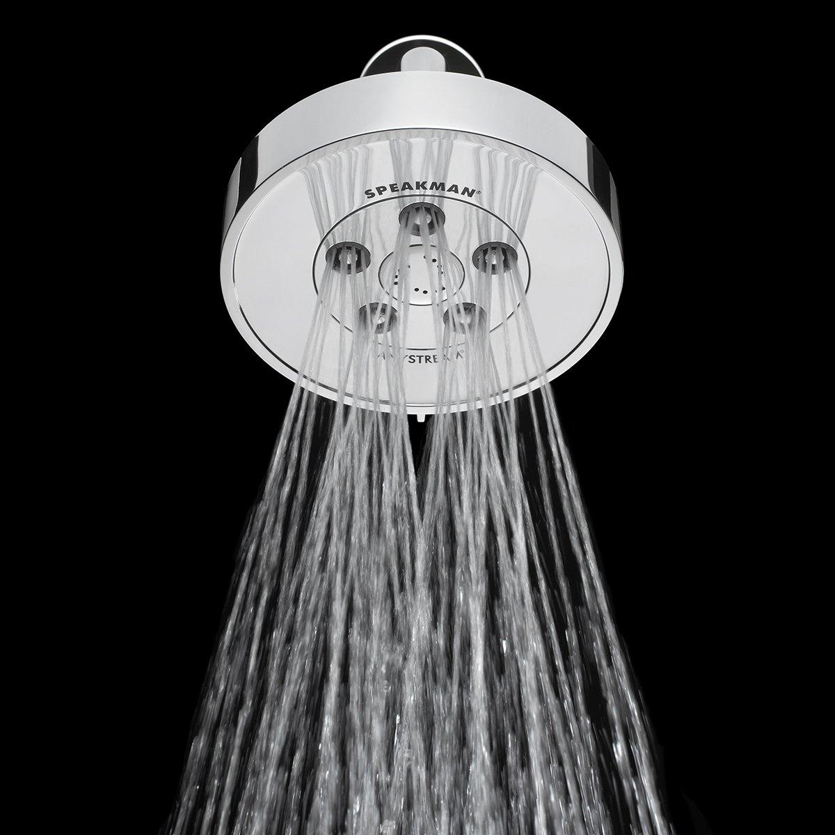 Speakman S-3010-E175 Neo Anystream Multi-Function Shower Head, 1.75 GPM, Polished Chrome