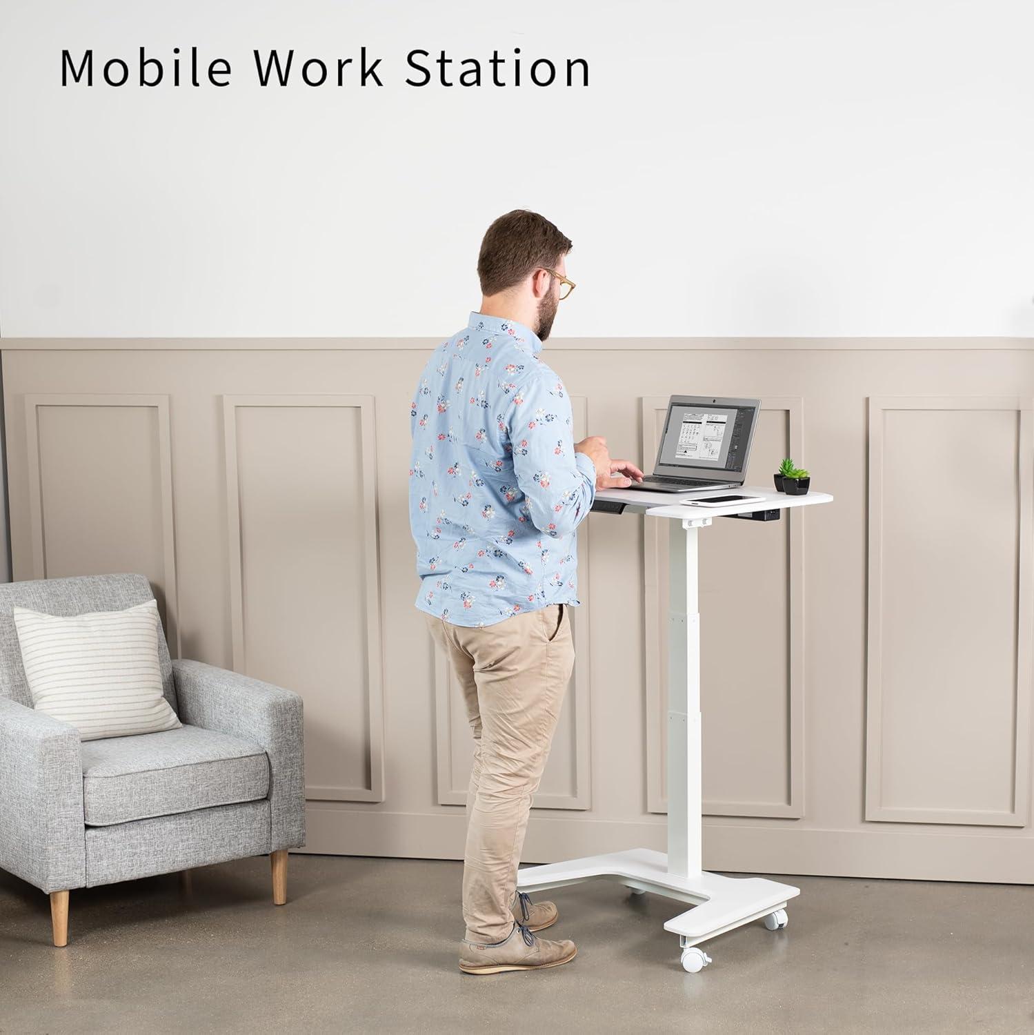 Adjustable Metal Base Standing Desk