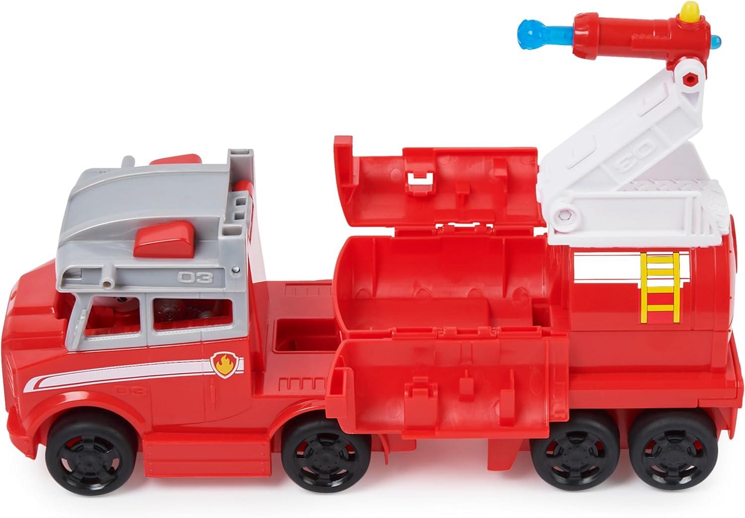 Paw Patrol, Big Truck Pup’s Transforming Toy Trucks with Collectible Action Figure, Kids Toys for Ages 3 and up