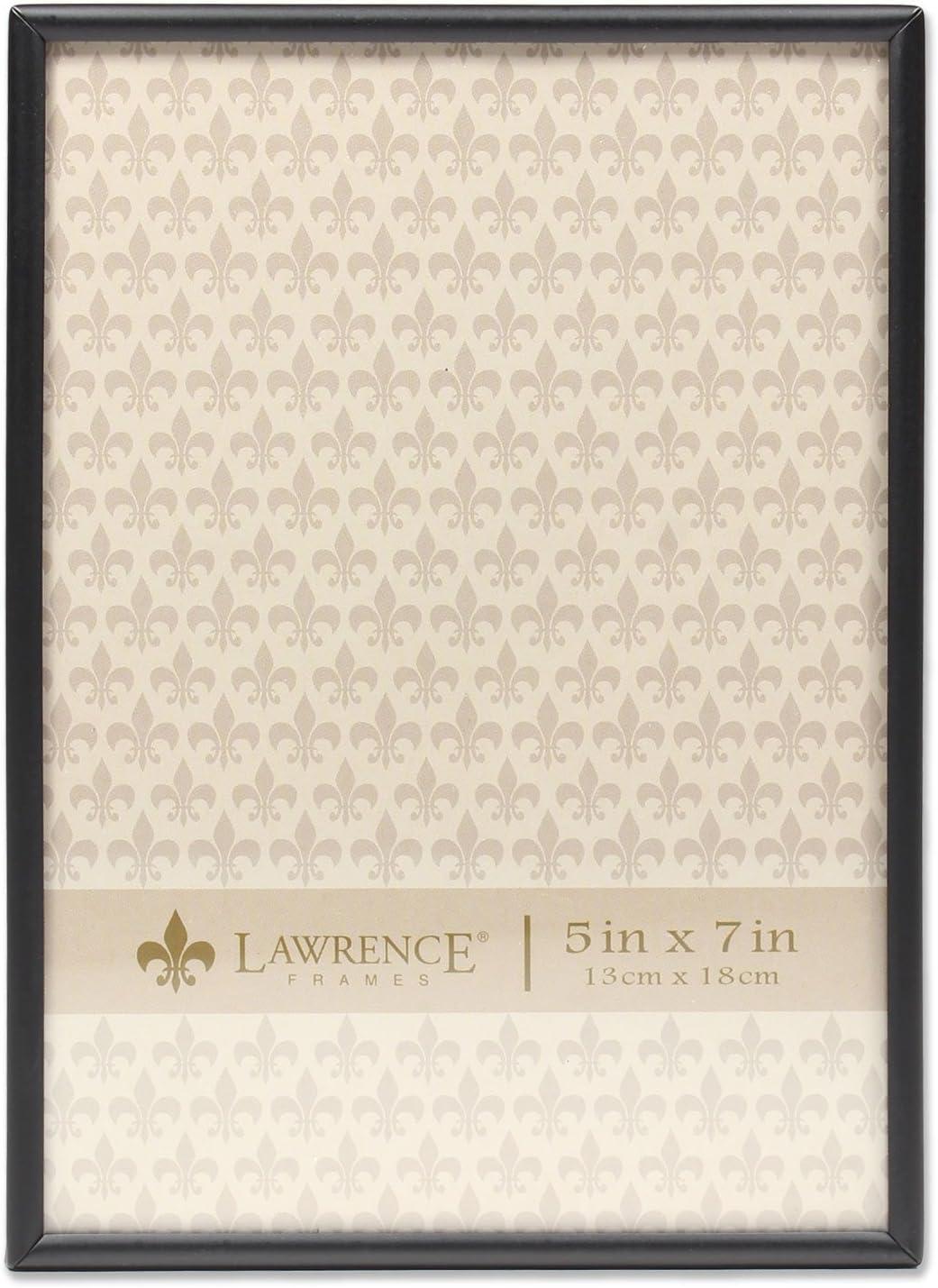 Lawrence Frames Metal Picture Frame, Black