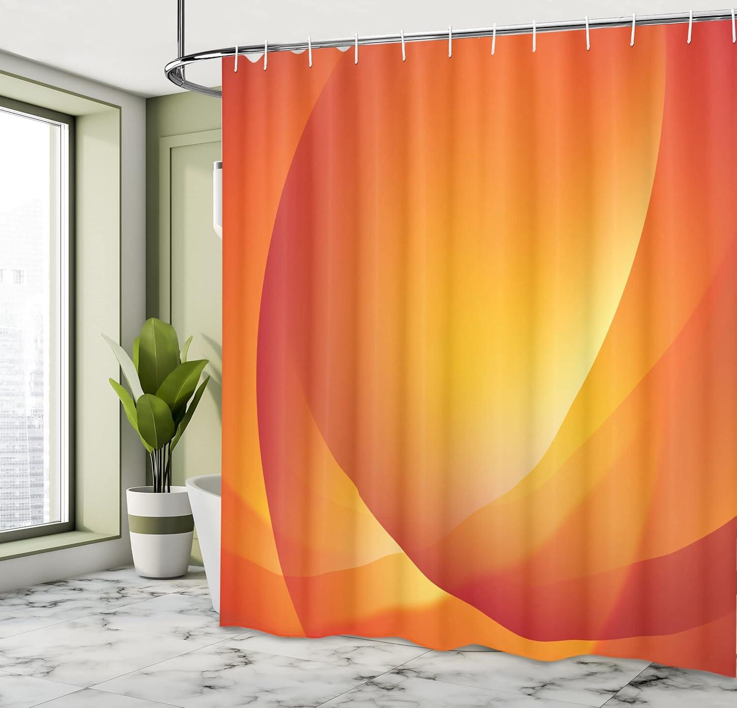 Shower Curtain with Hooks Included