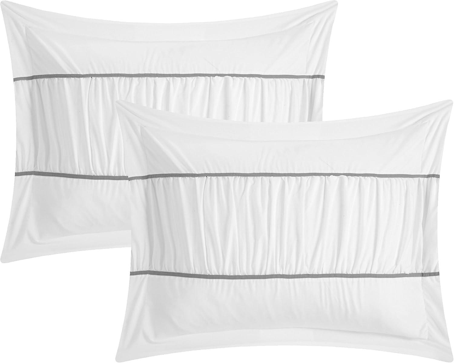 Luxurious White Queen Down Alternative Microfiber Bed in a Bag Set