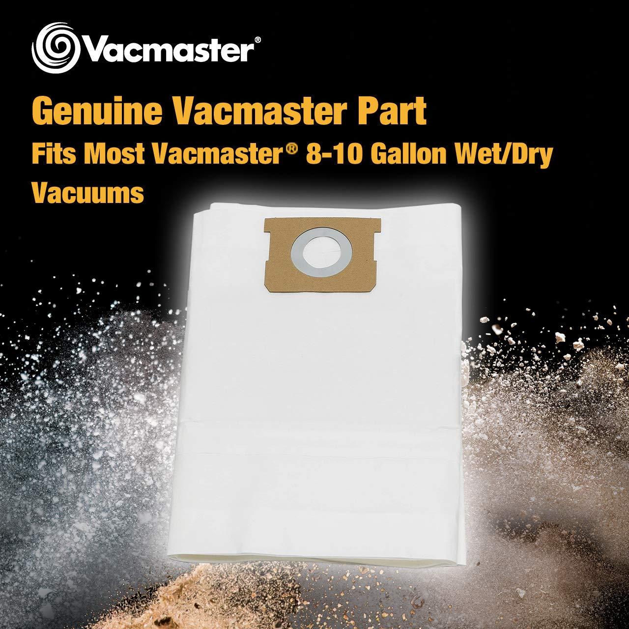 Vacmaster 8-10 Gallon Dust Filter Bags 3 Pack