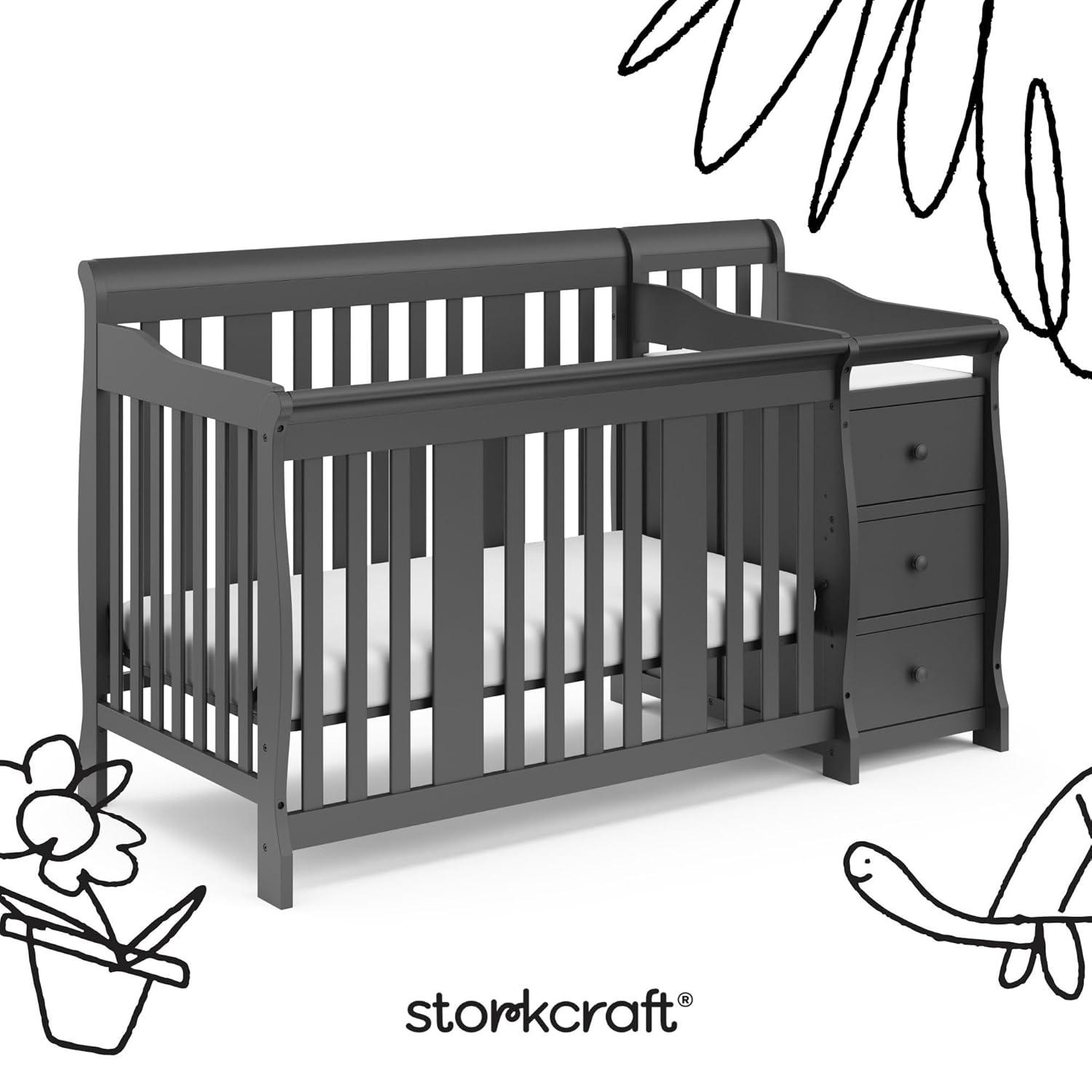 Portofino 5-in-1 Convertible Crib and Changer