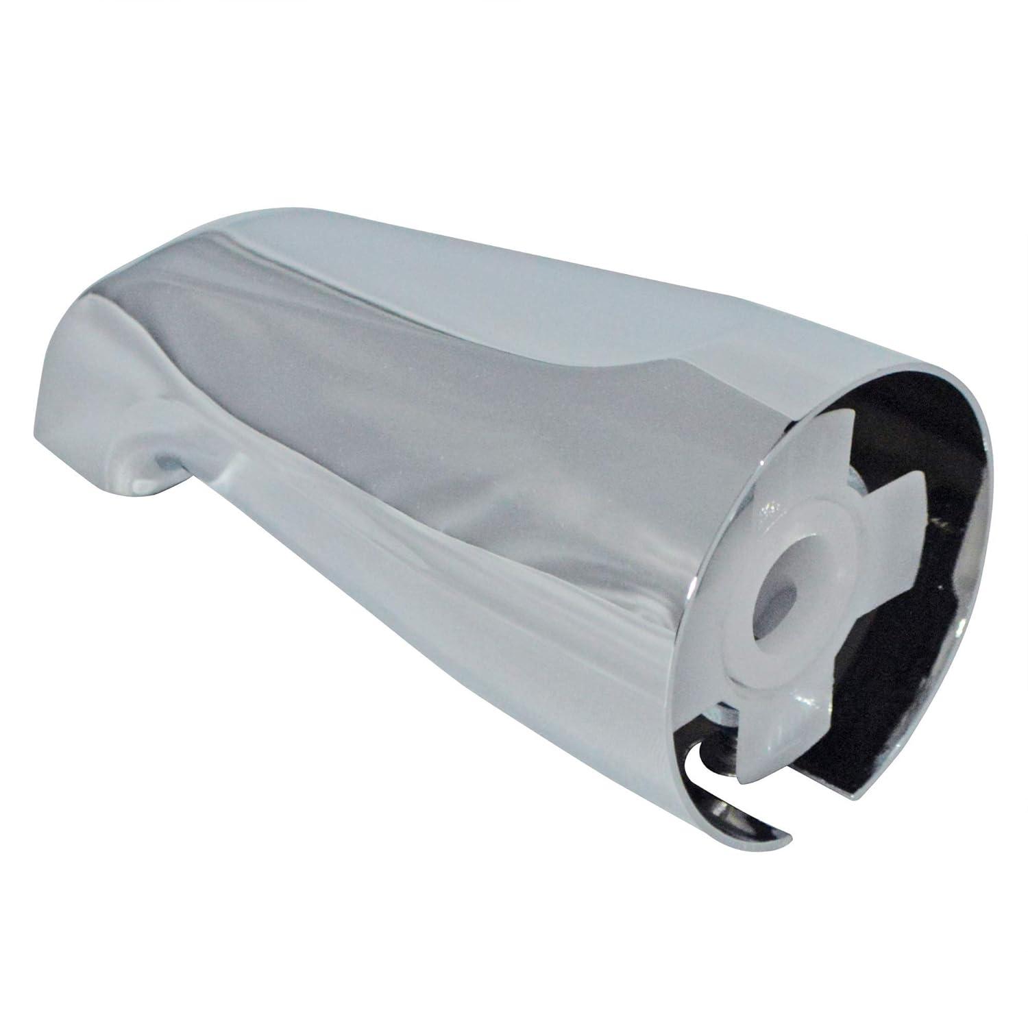 Tub Spout With Adjustable Slide Connector For 1/2 Inch Copper, 5-1/4 Inch Length, Chrome Finish