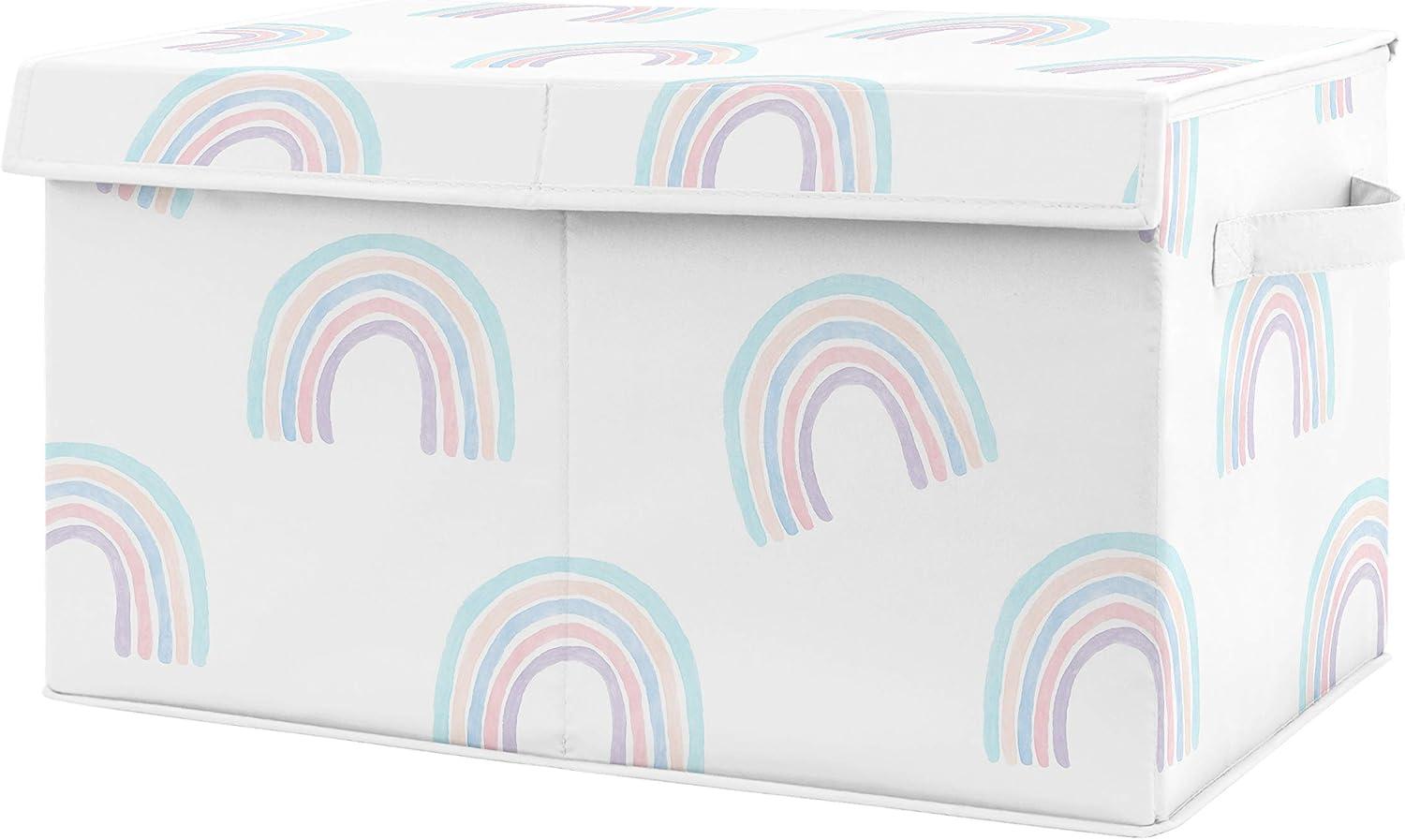 Rainbow Kids' Fabric Storage Toy Bin - Sweet Jojo Designs