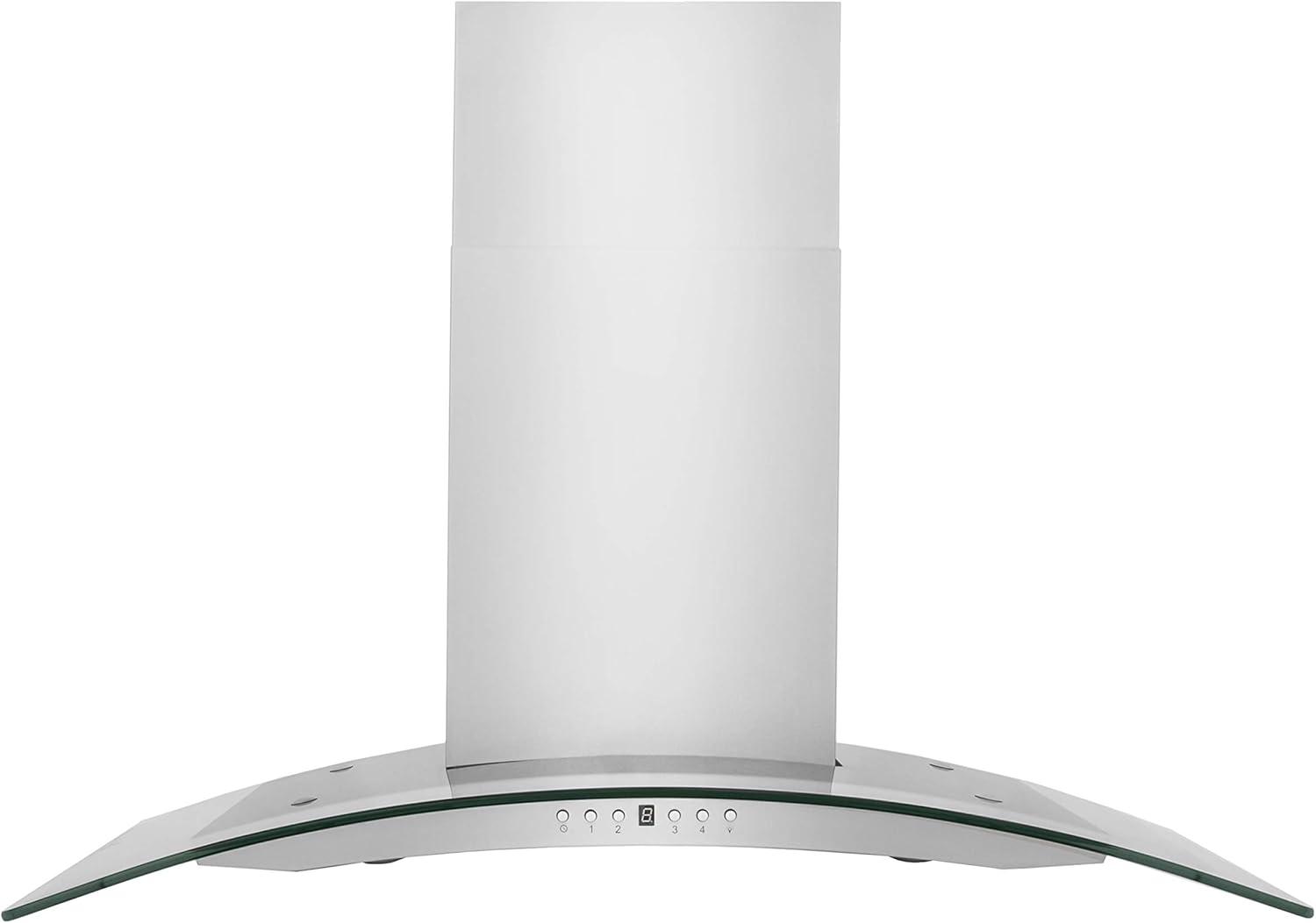 30" KN 400 CFM Convertible Wall Mount Range Hood in Brushed Stainless Steel