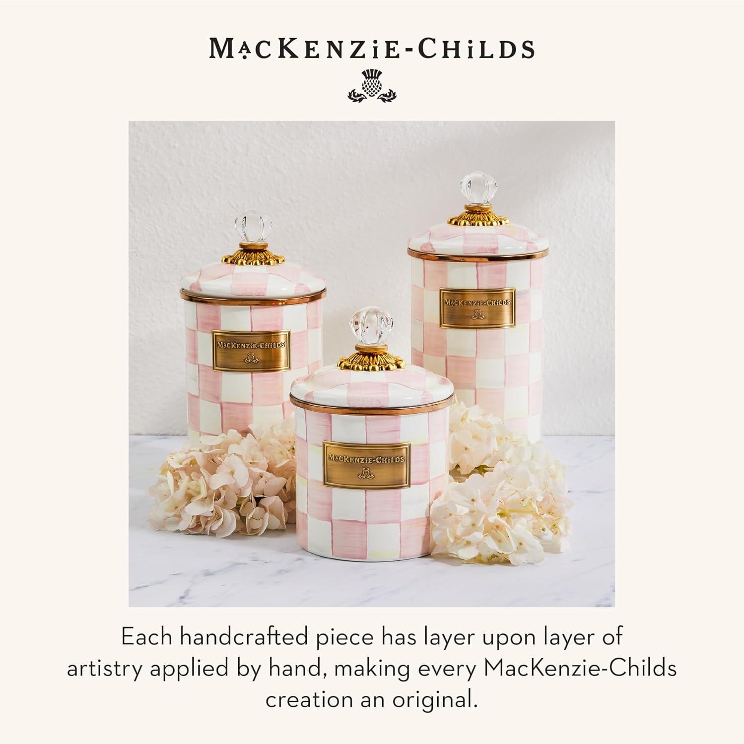 MacKenzie-Childs Rosy Check Kitchen Canisters & Storage Jars