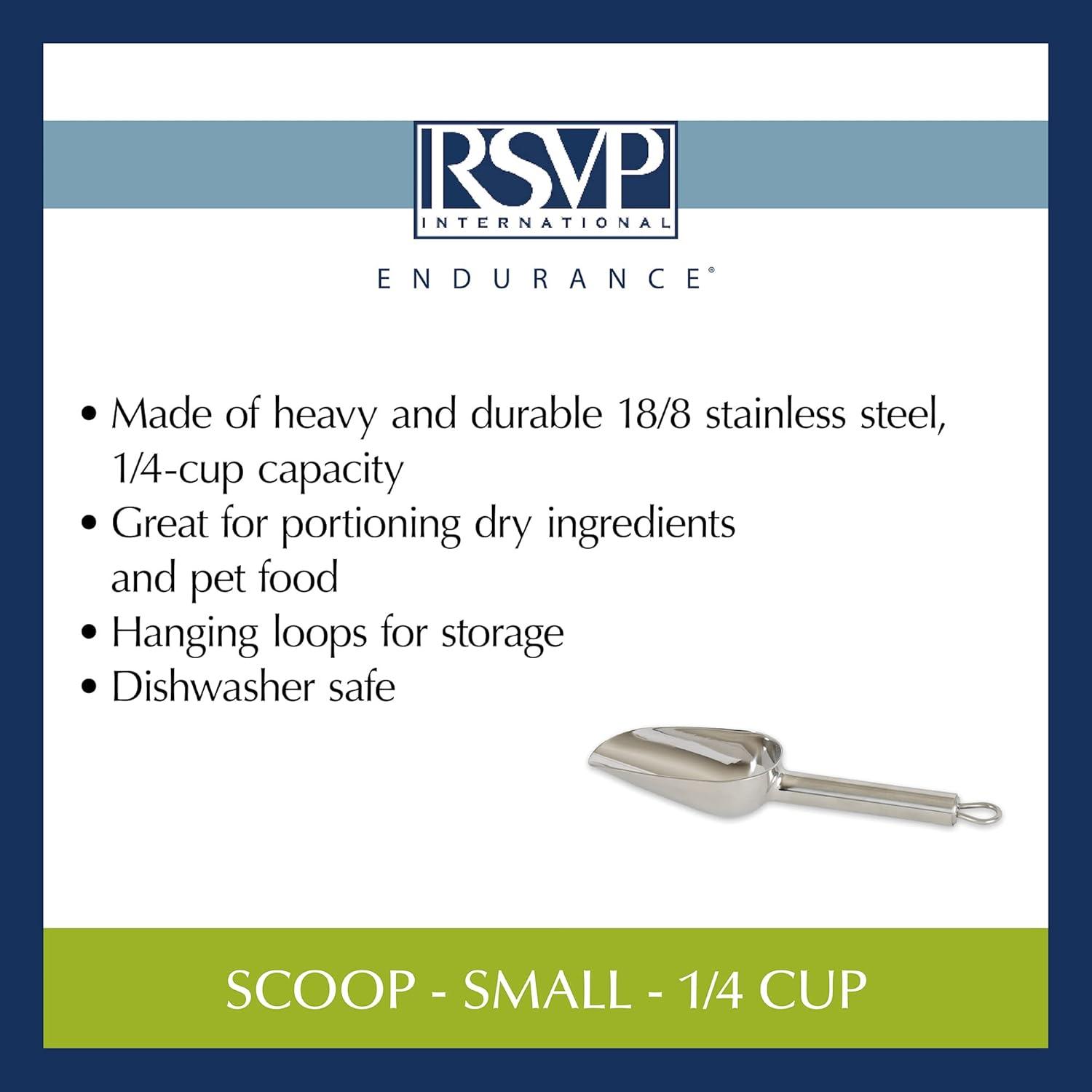 RSVP International RSVP International Stainless Steel Measuring Scoop