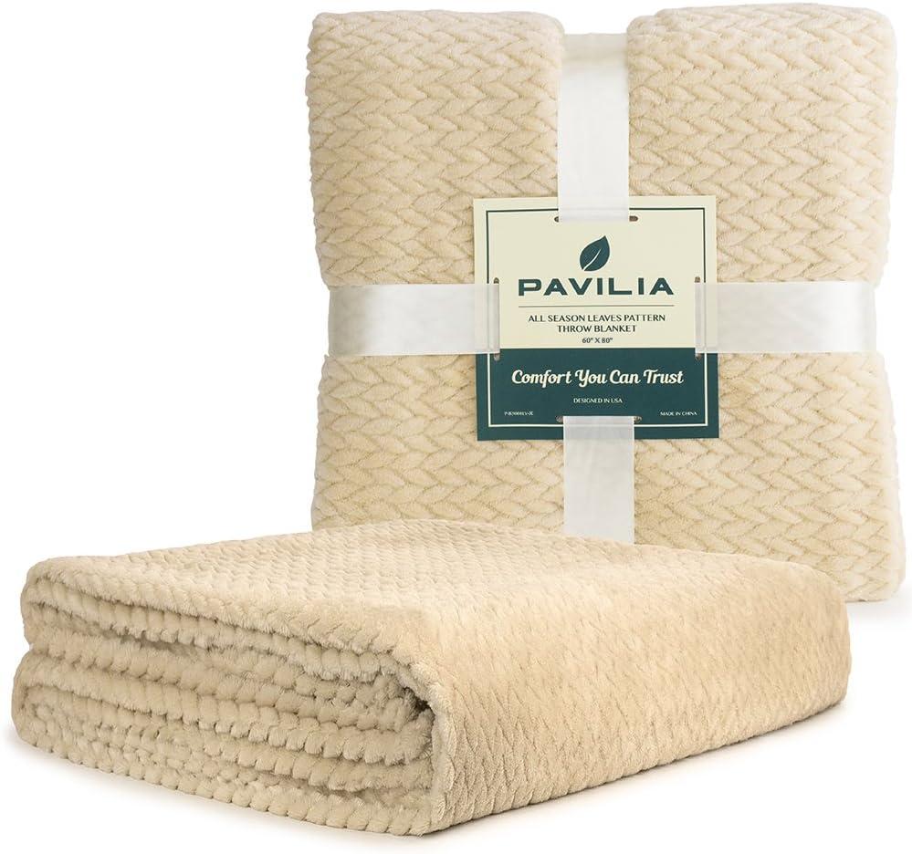 Pavilia Hand Woven Throw Blanket