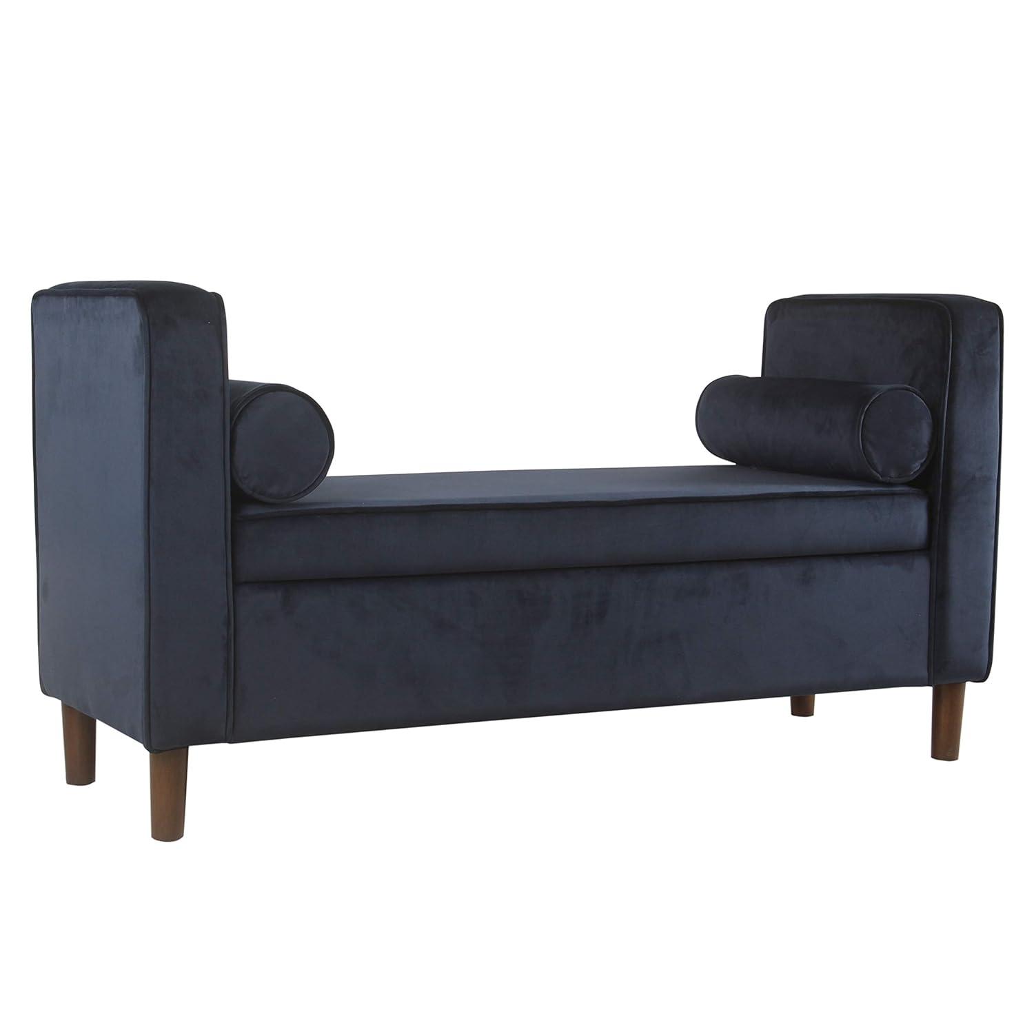 Kaj Velvet Storage Bench
