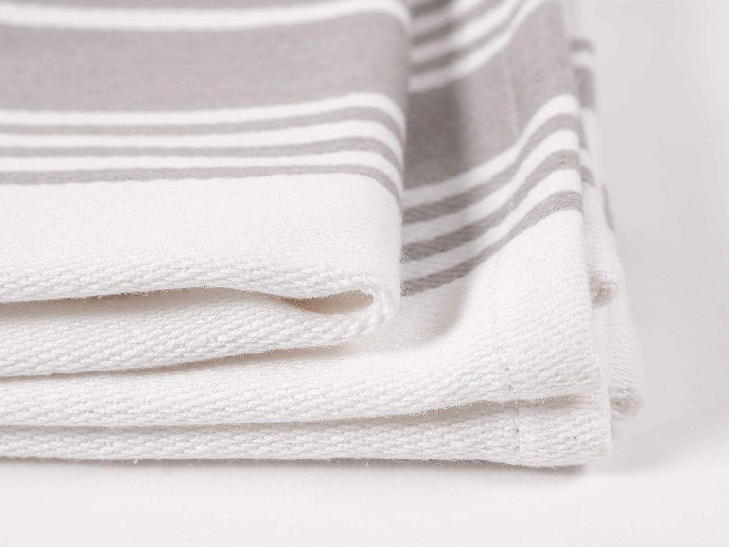 KAF Home Madison Set of 4 Absorbent, Durable and Soft Kitchen Towels |- 18" x 28"