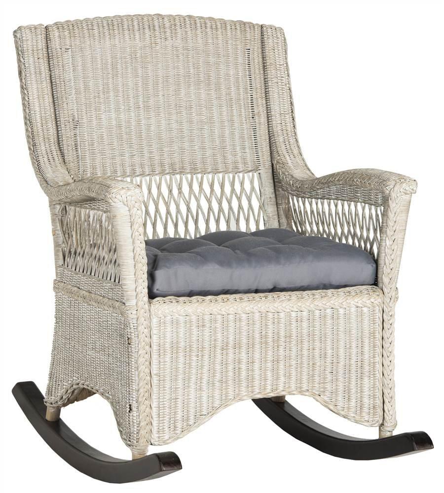Aria Rocking Chair - SEA8036 - Antique/Grey - Safavieh