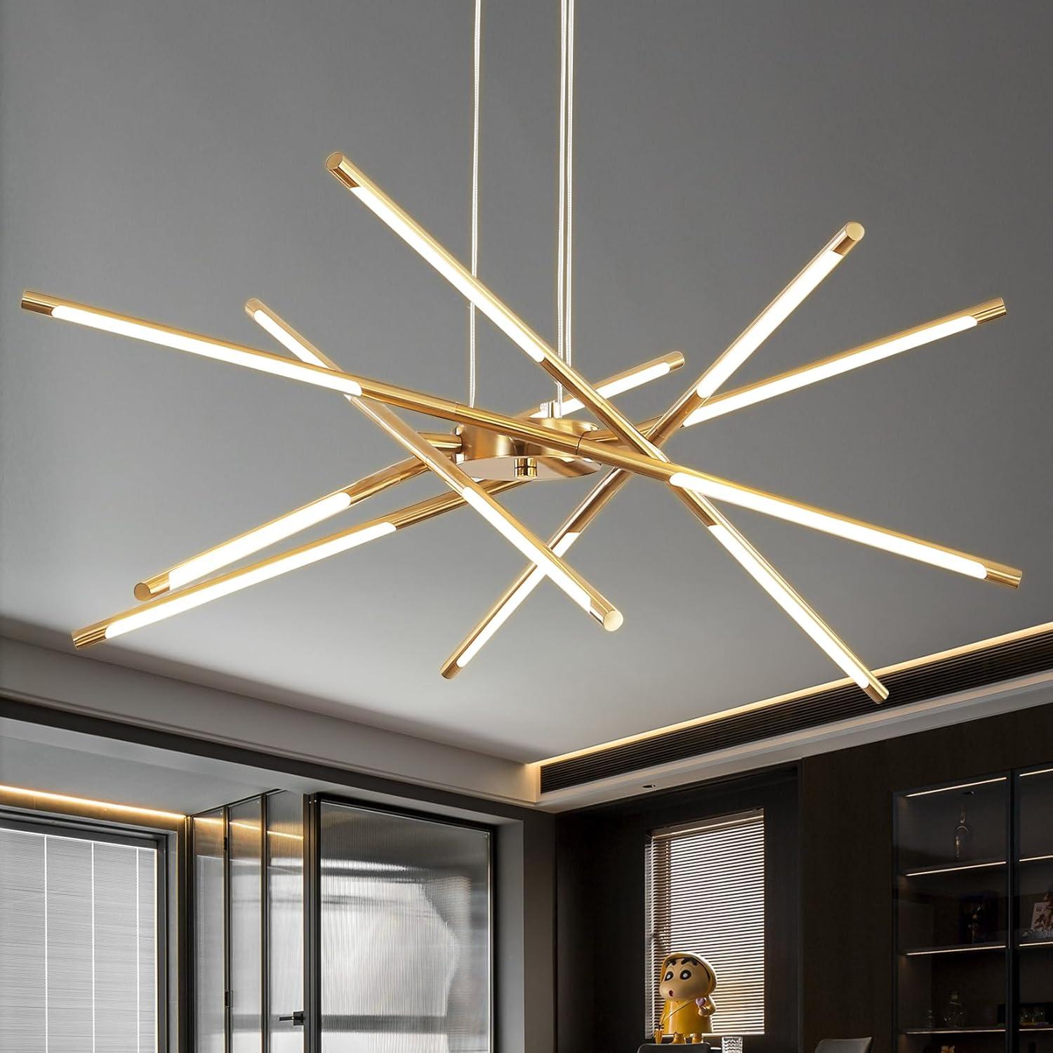 Mahonia 12 - Light Linear Chandelier