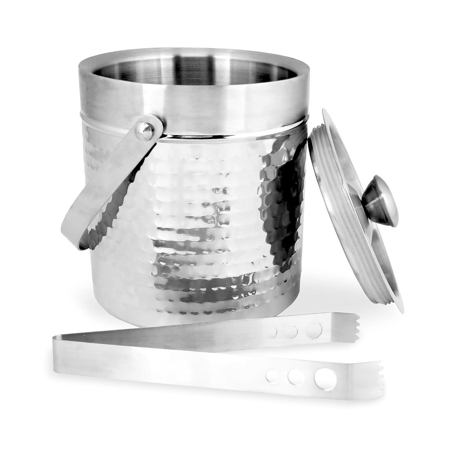 BirdRock Home Stainless Steel Ice Bucket