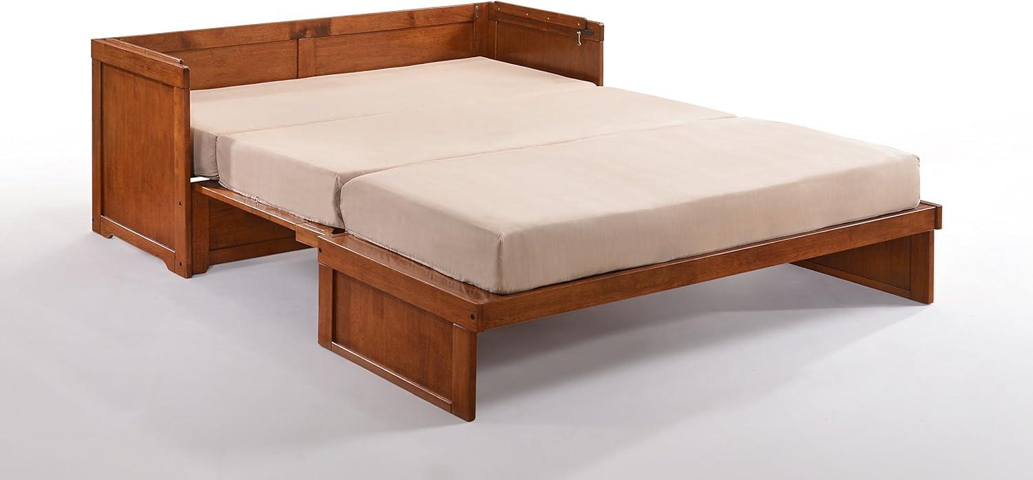 Night & Day Furniture Queen Size Murphy Bed Cabinet with Storage & Charging Ports