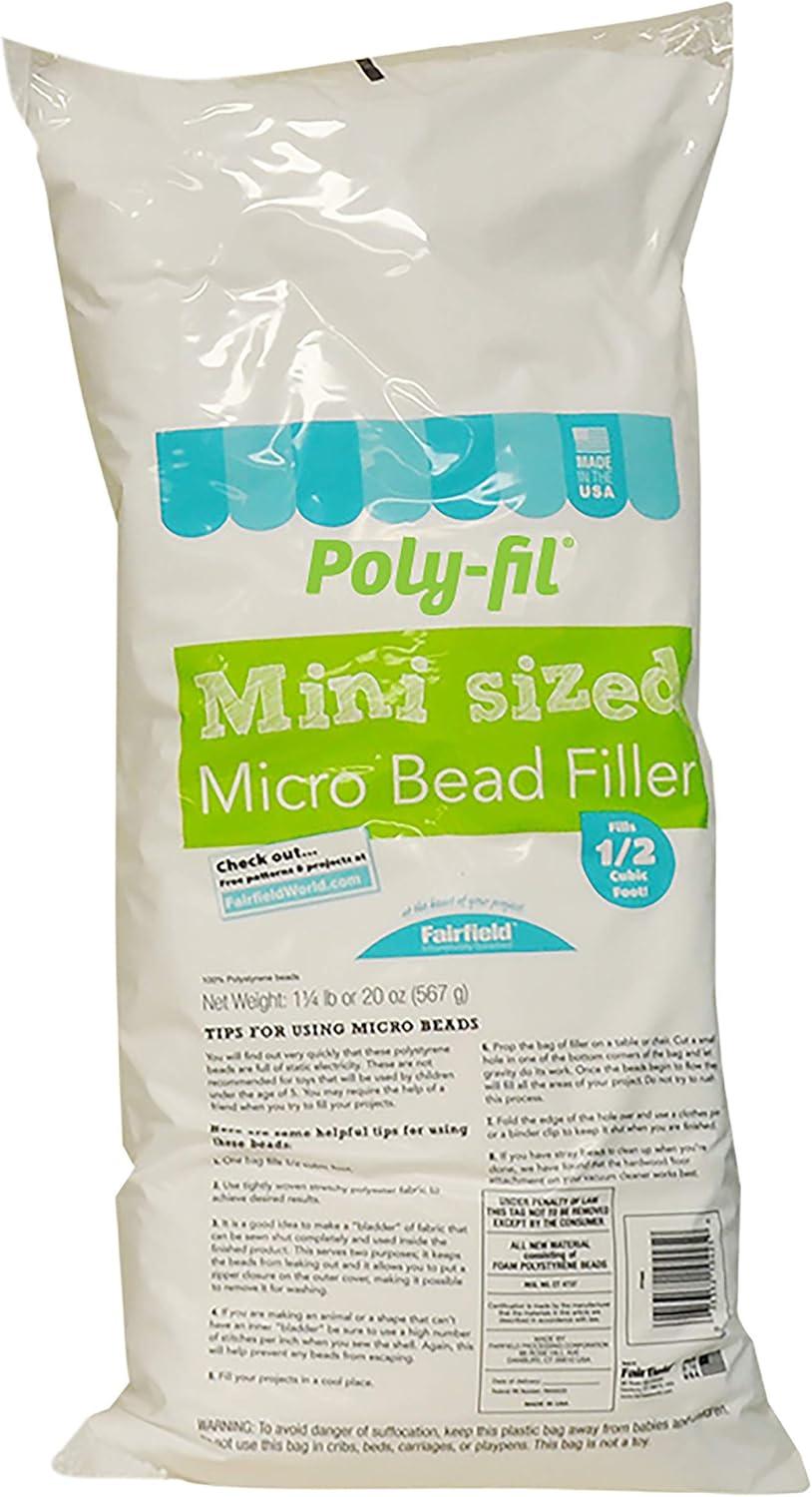 Poly-Fil® Micro Beads by Fairfield™, 100% Polystyrene 1.25 Pound Bag