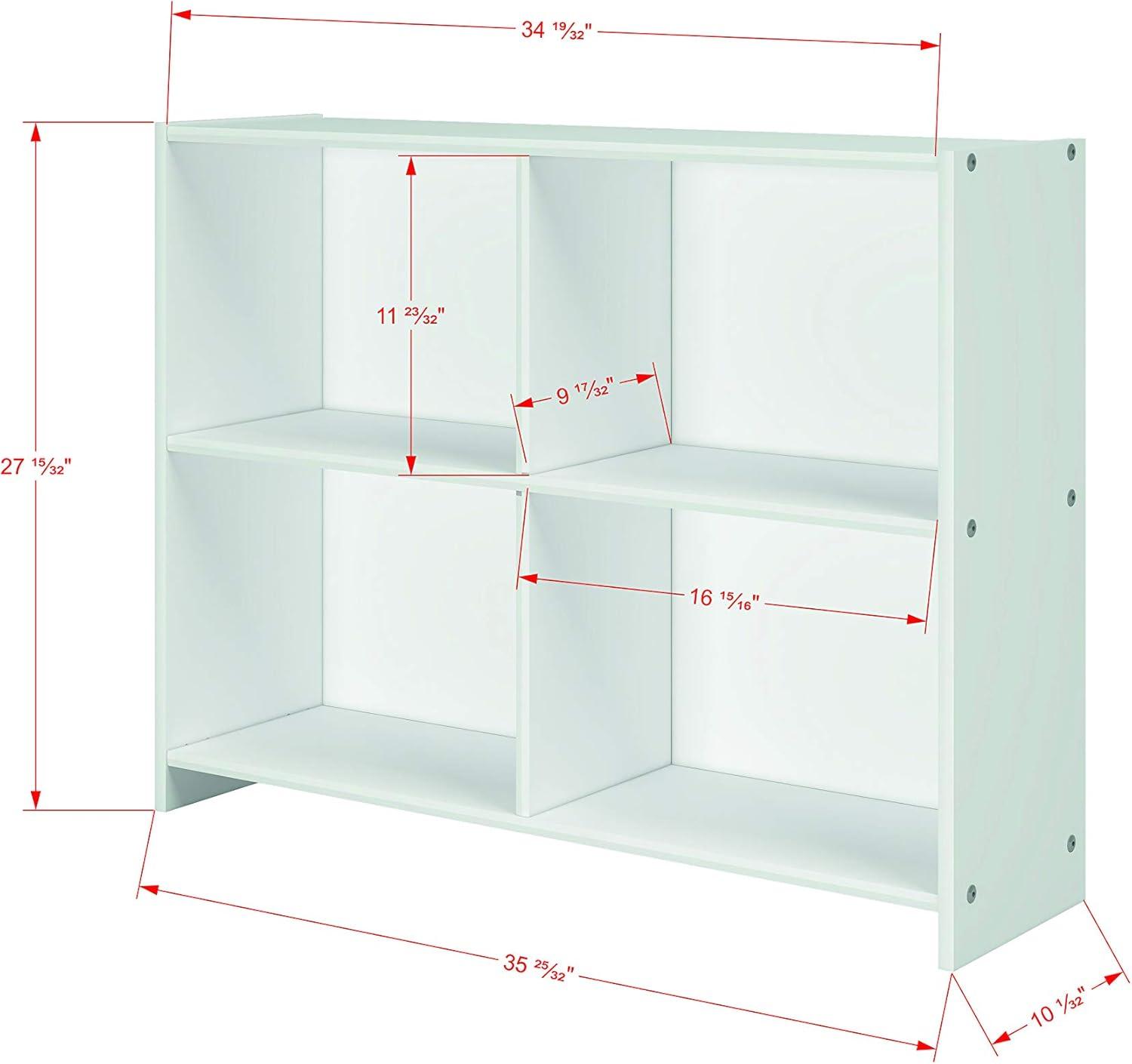 Circles Low Loft Bookcase Cappuccino