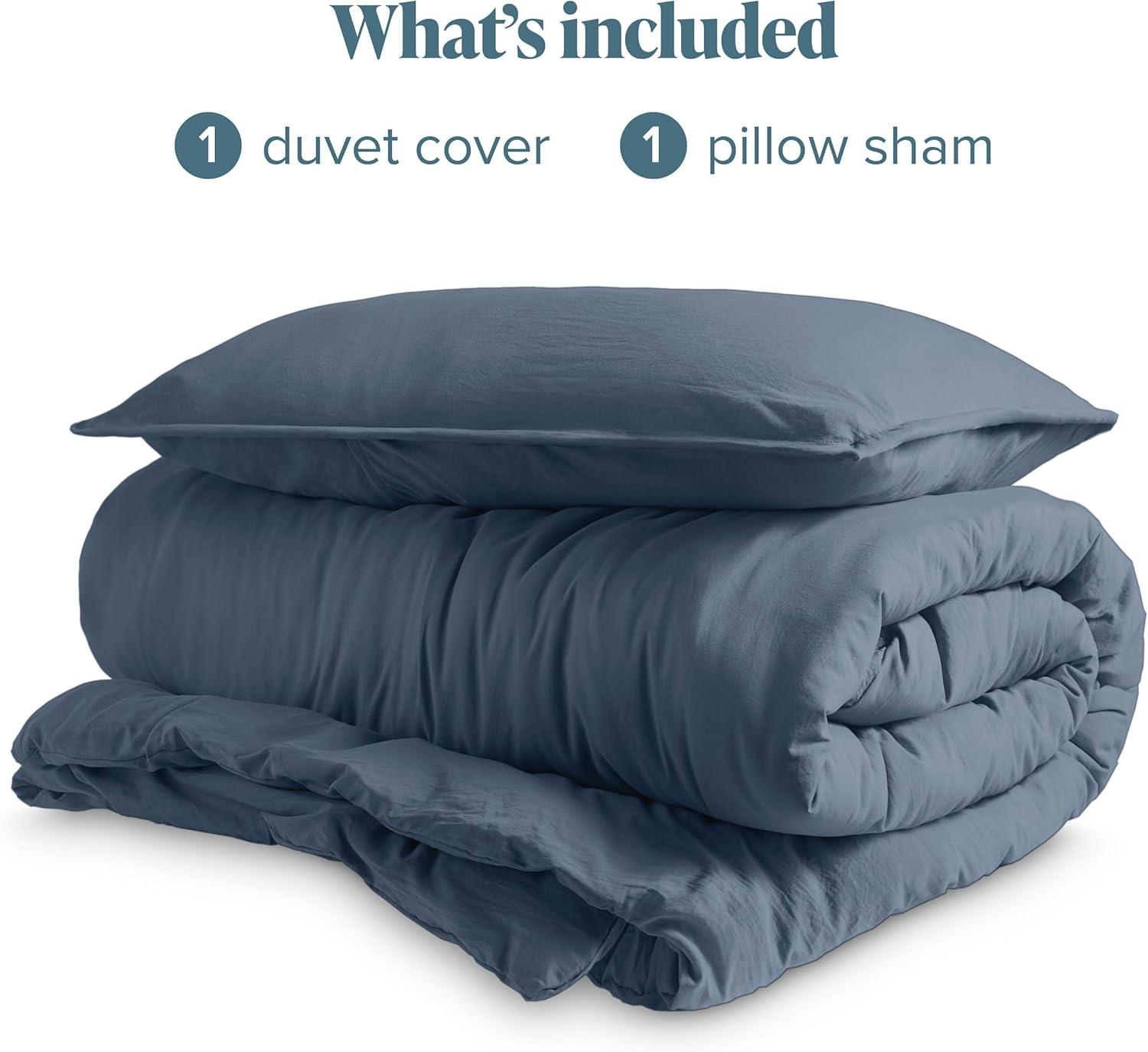 Washed Microfiber Duvet Cover Set